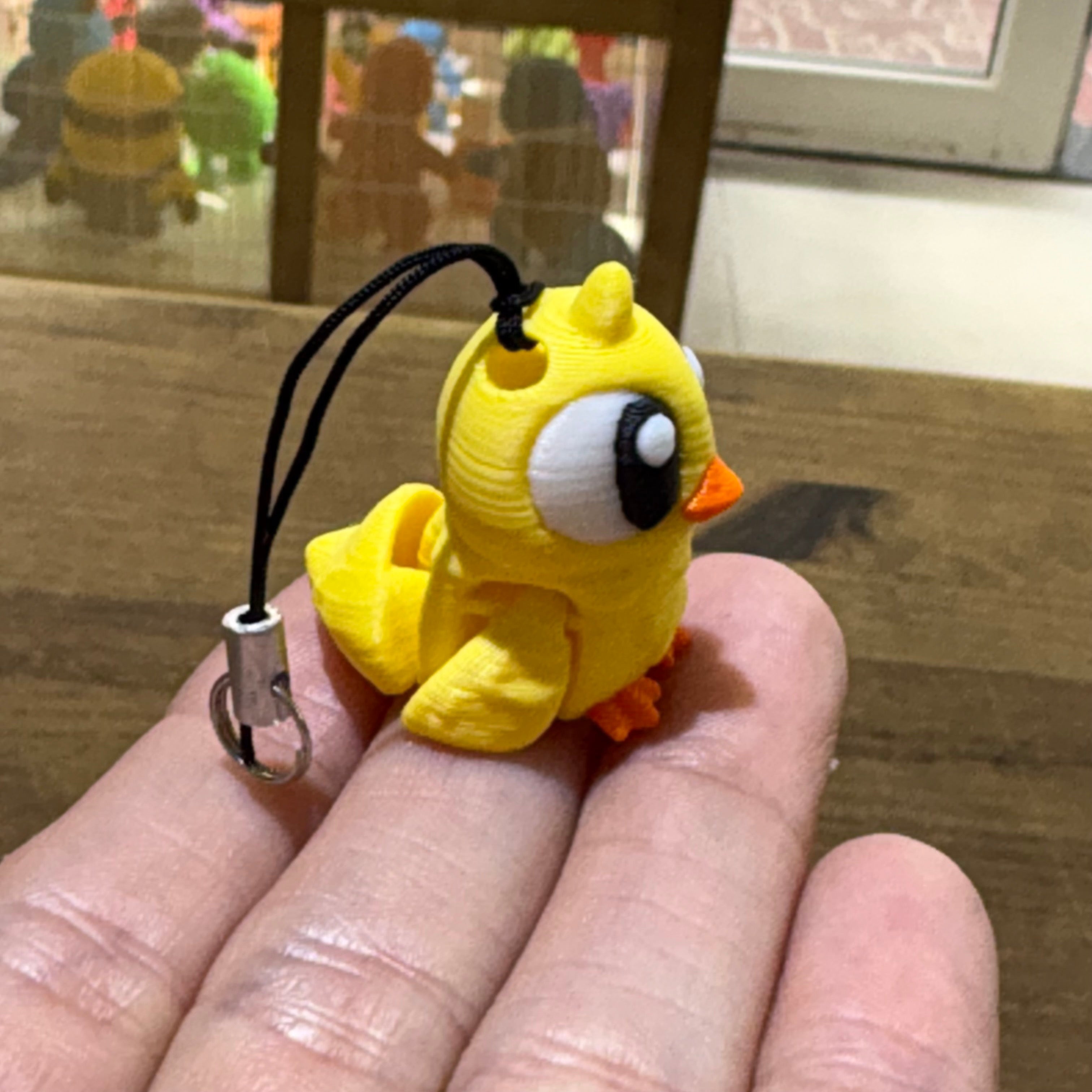 LLAVERO MINI POLLITO