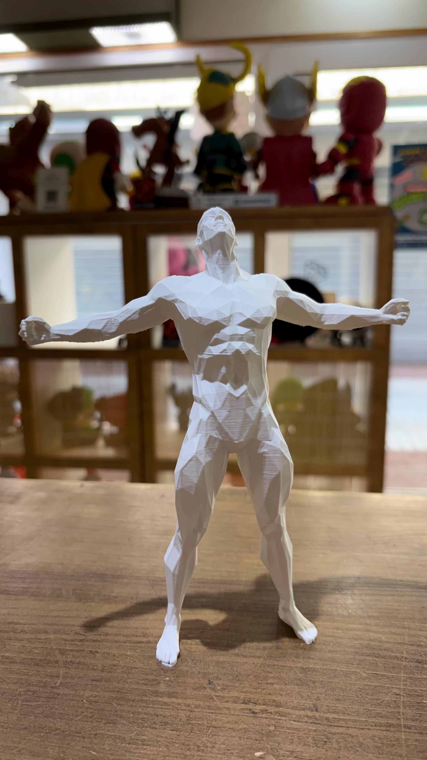 FIGURAS MASCULINAS DE FUERZA ESTILO POLIGONAL