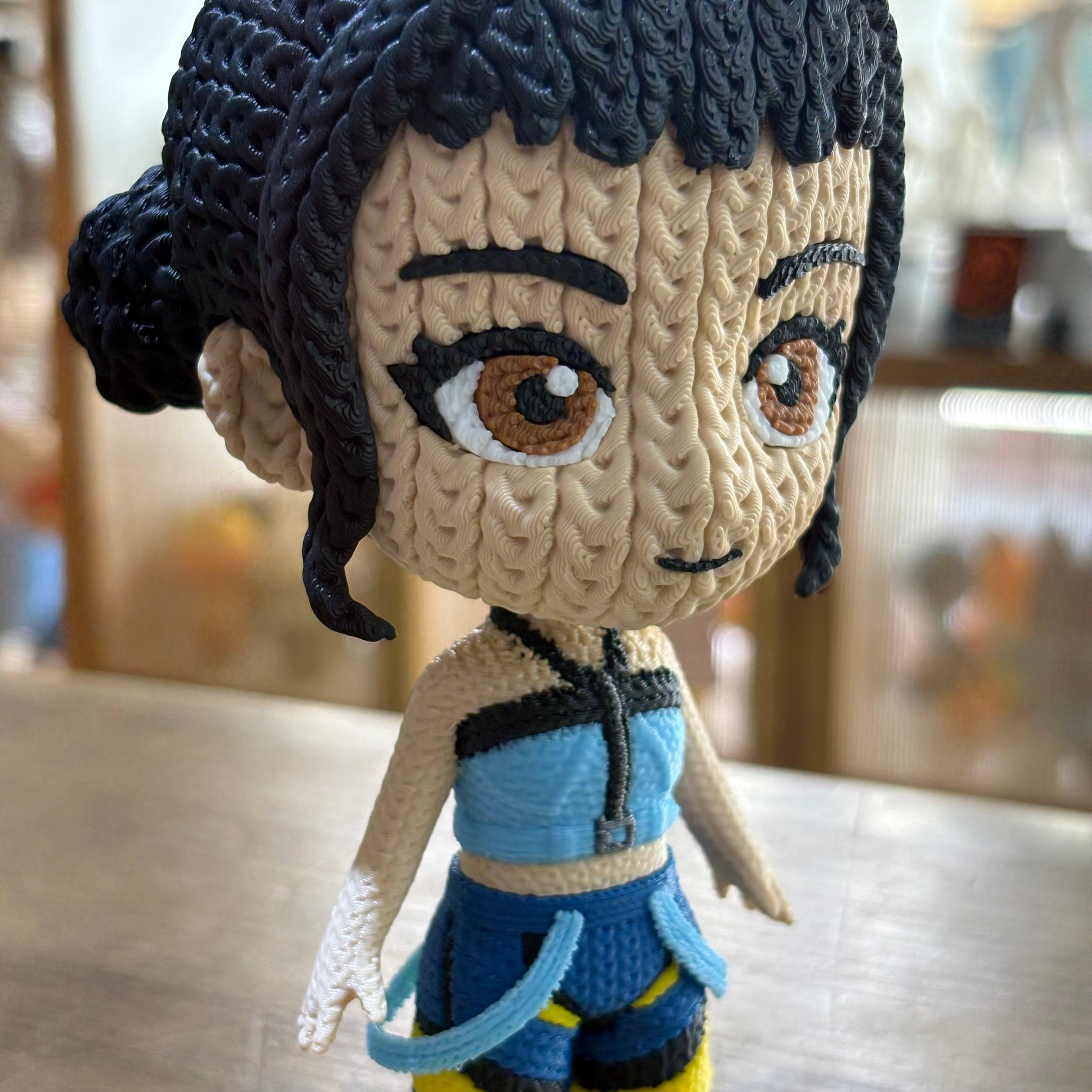 PERSONAJE ESTILO CROCHET 3D
