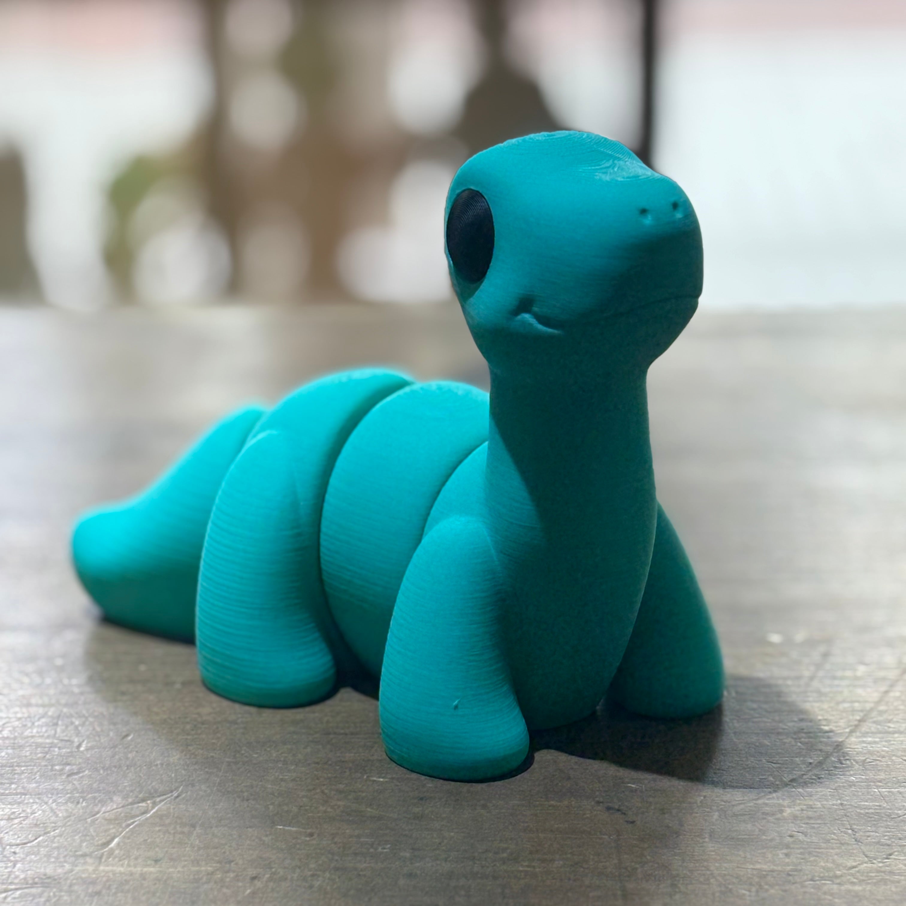 MAXI BRONTOSAURUS FLEXI TURQUESA