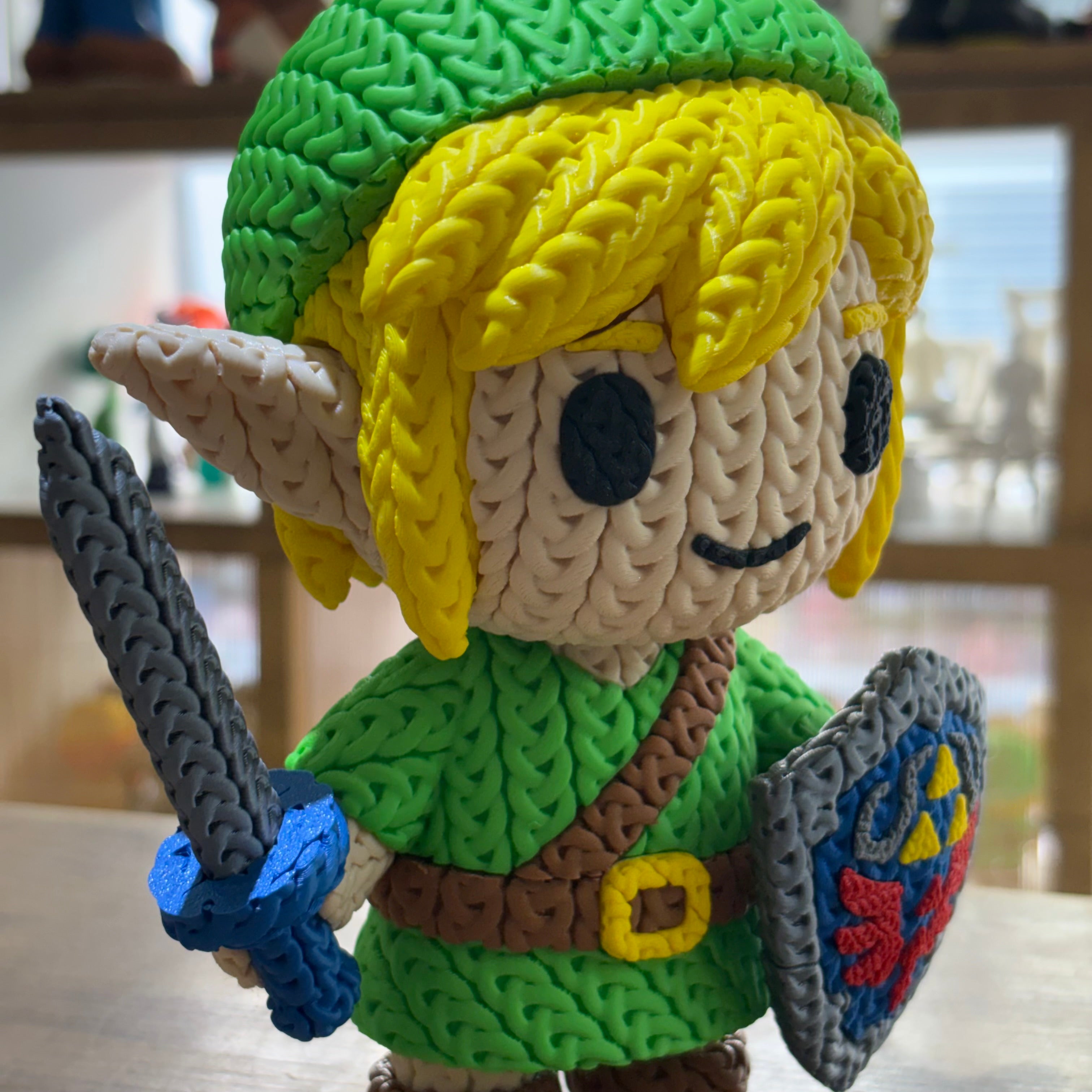 PERSONAJE ESTILO CROCHET 3D