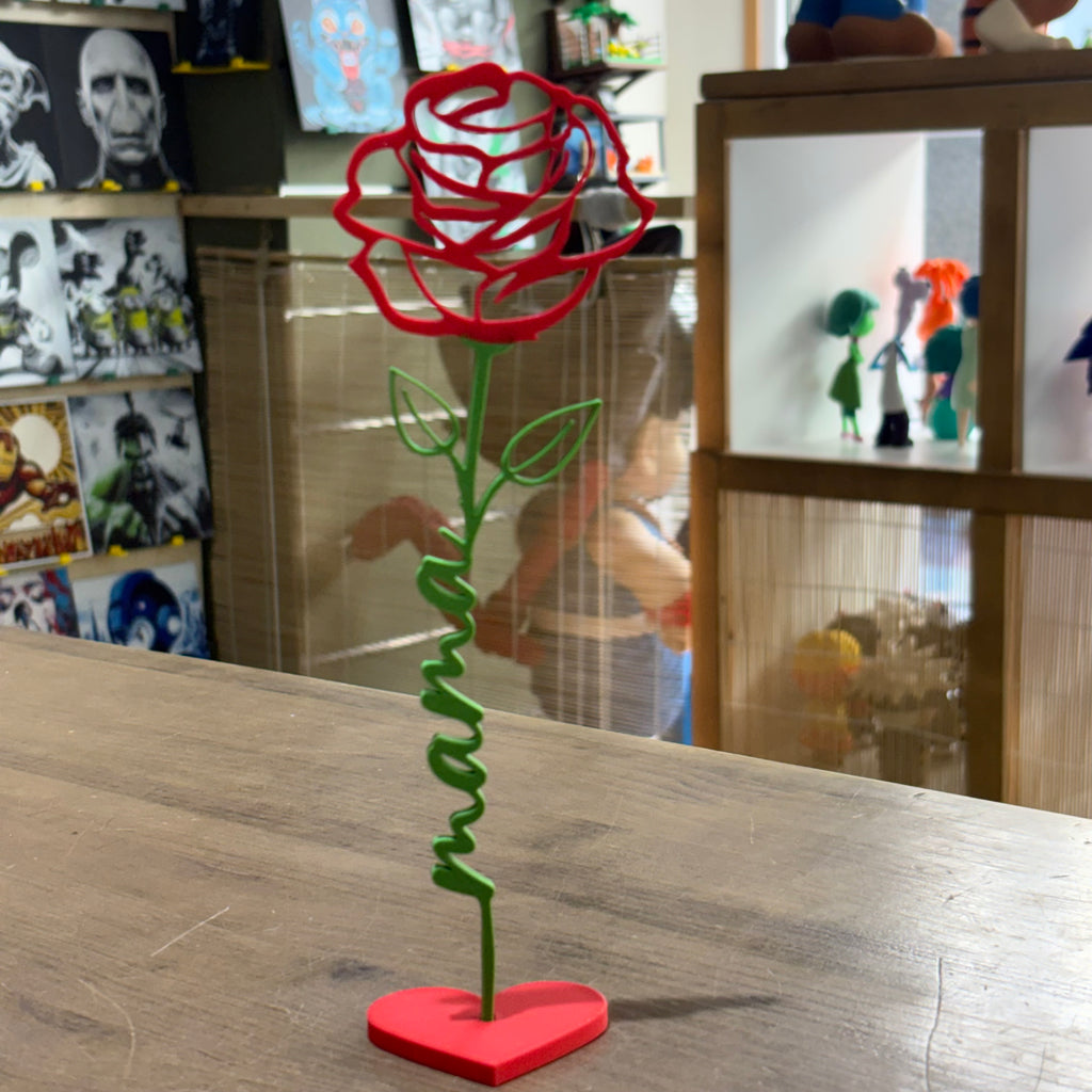 ROSA CON MENSAJE