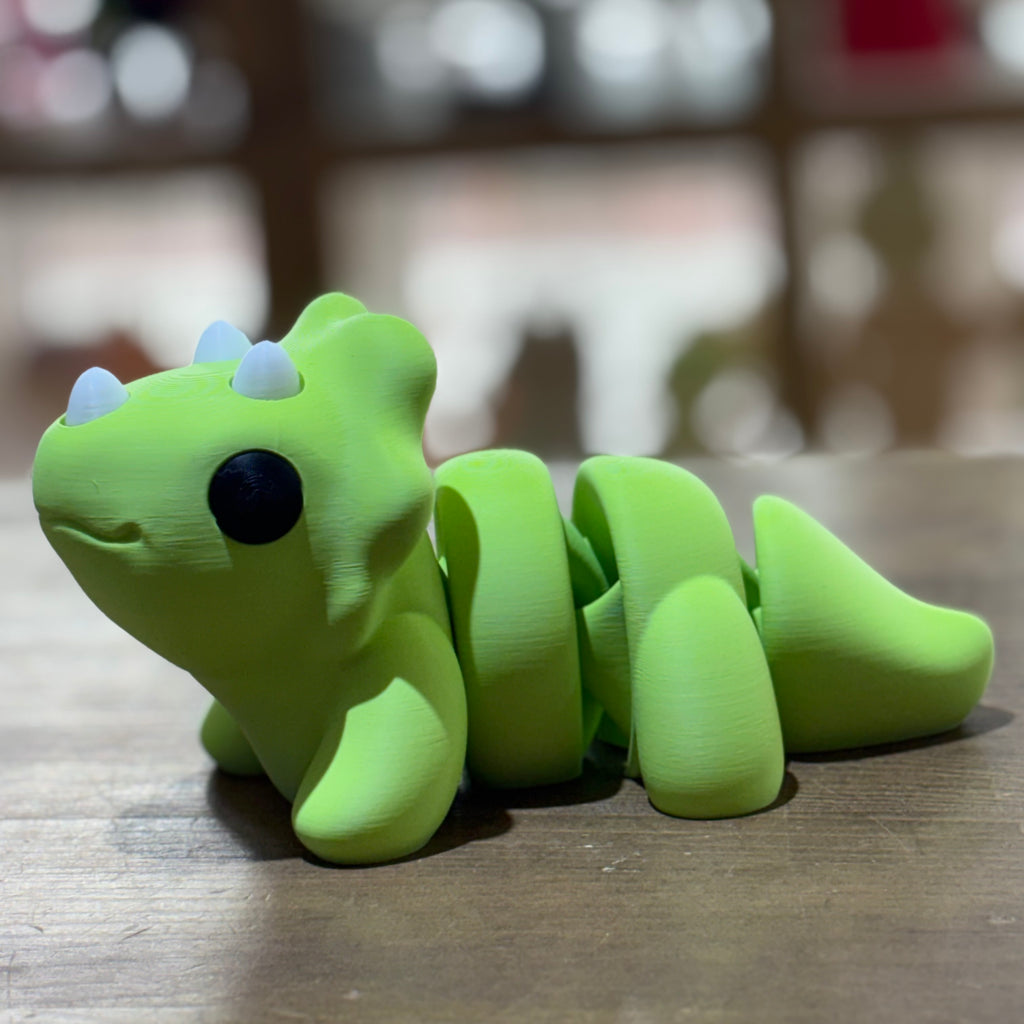 MAXI TRICERATOPS FLEXI LIME GREEN