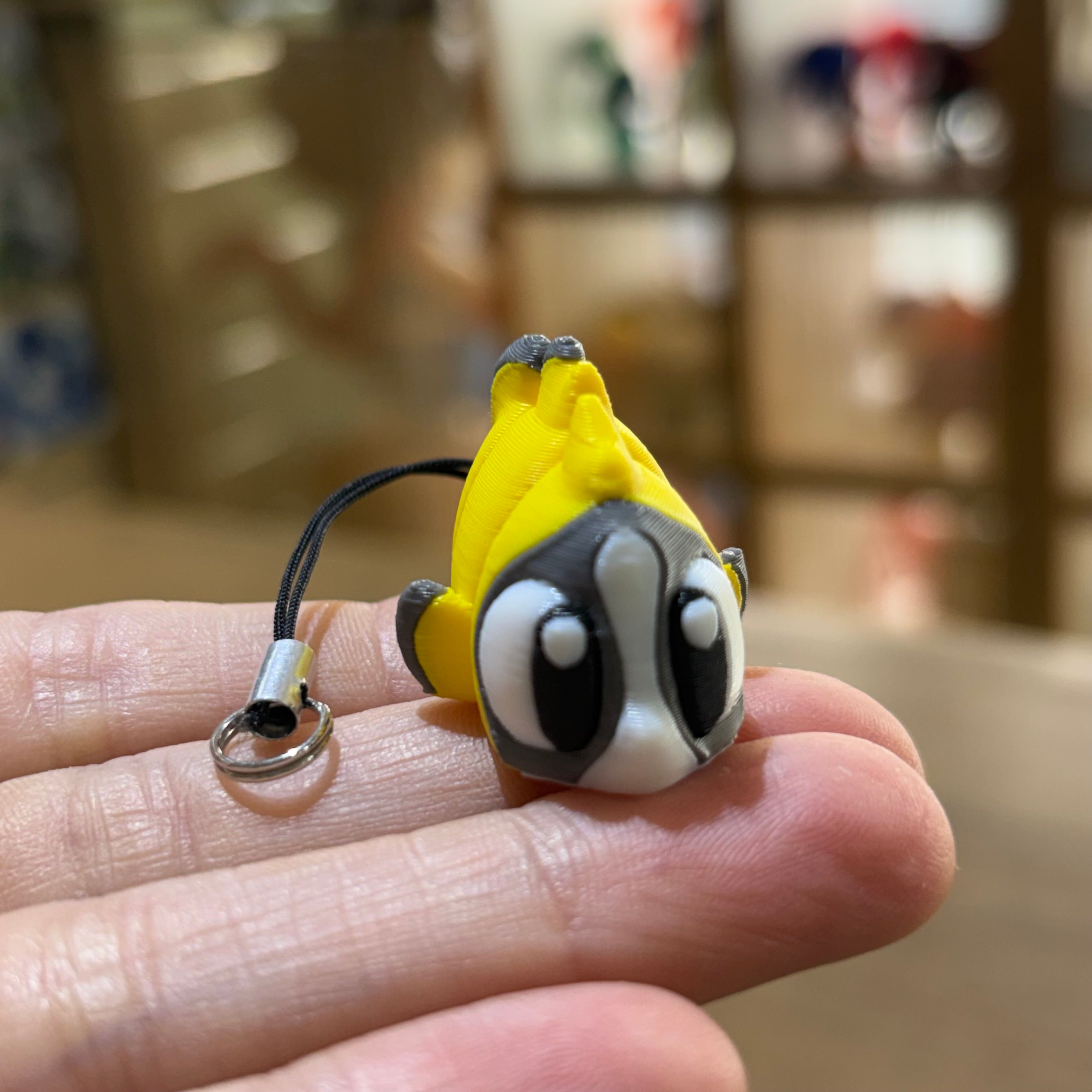 LLAVERO MINI PEZ AMARILLO