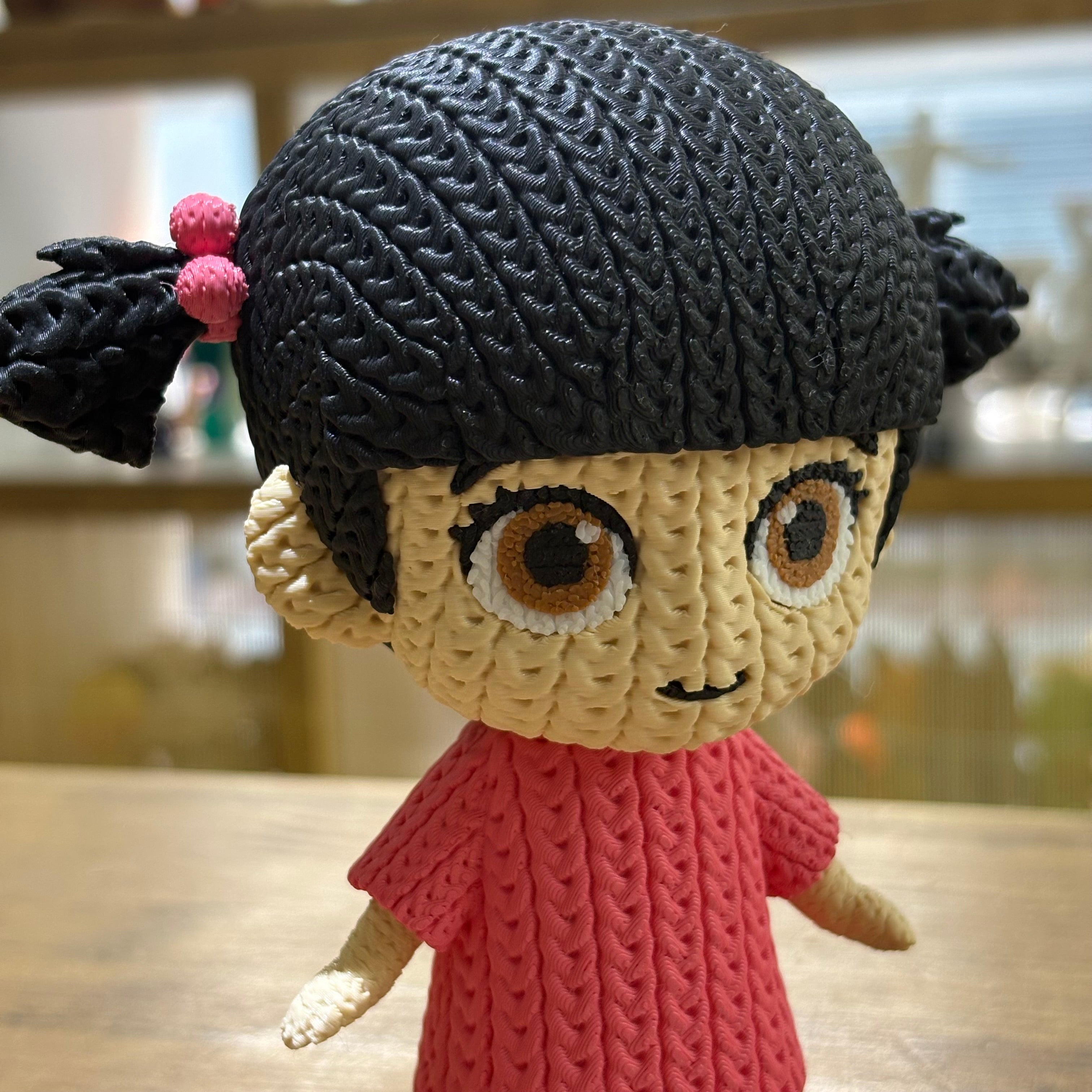 PERSONAJE ESTILO CROCHET 3D