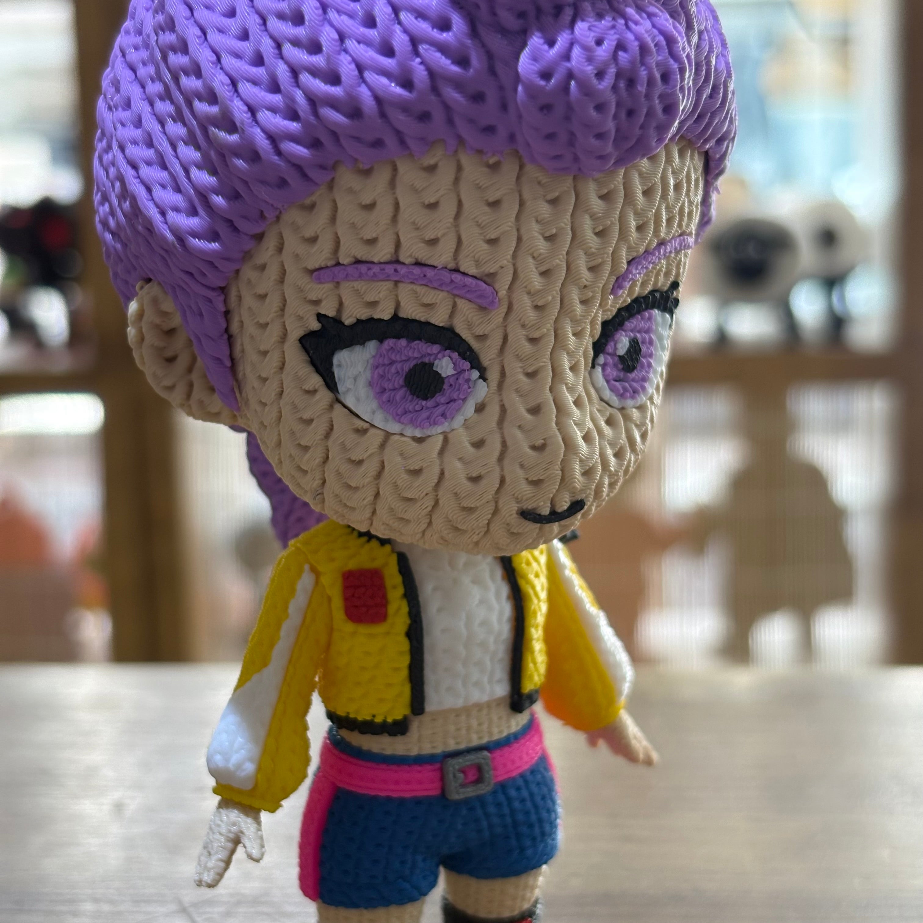 PERSONAJE ESTILO CROCHET 3D