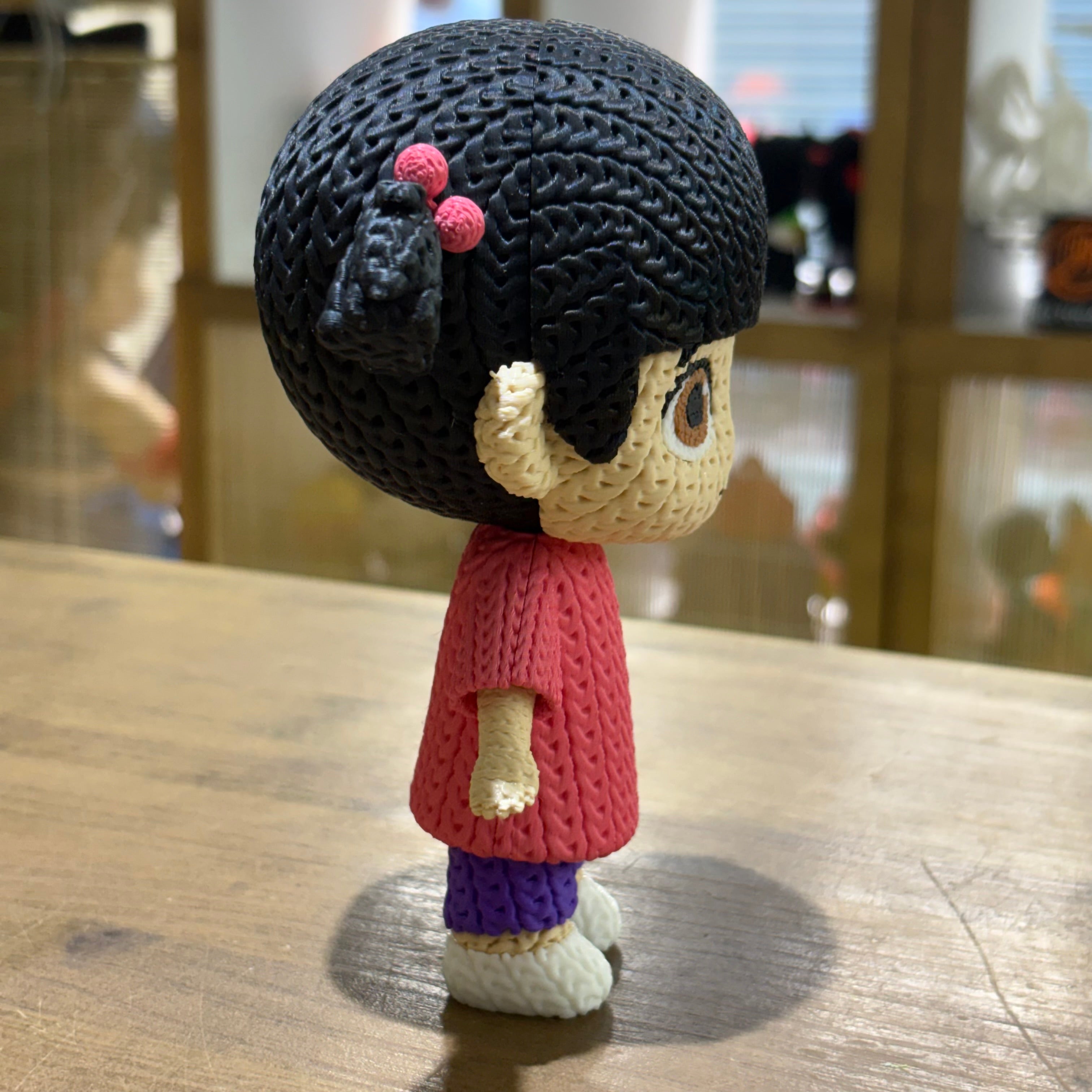 PERSONAJE ESTILO CROCHET 3D