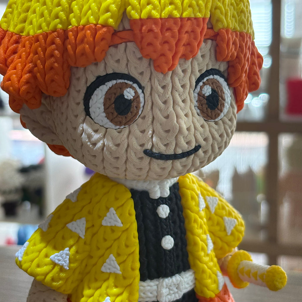 PERSONAJE ESTILO CROCHET 3D
