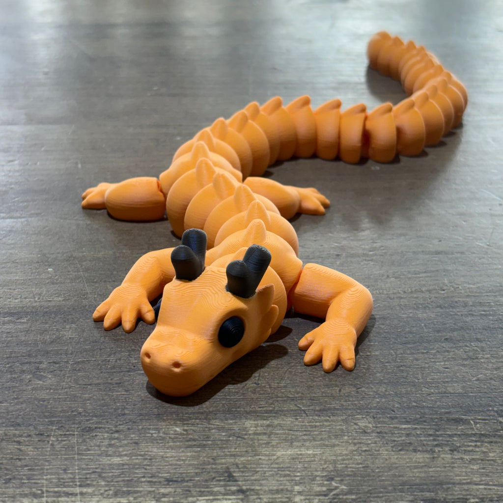 DRAGÓN FLEXI NARANJA GRANDE