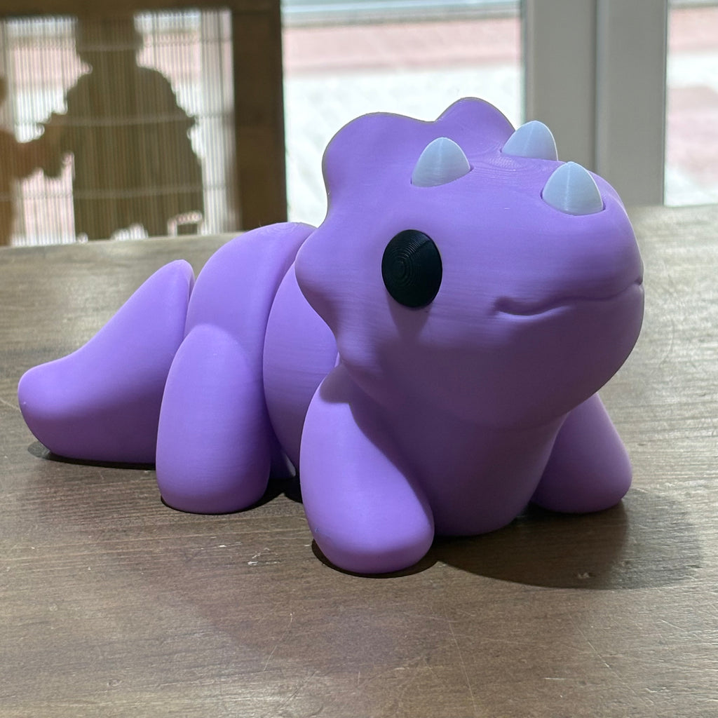 MAXI TRICERATOPS FLEXI LILA