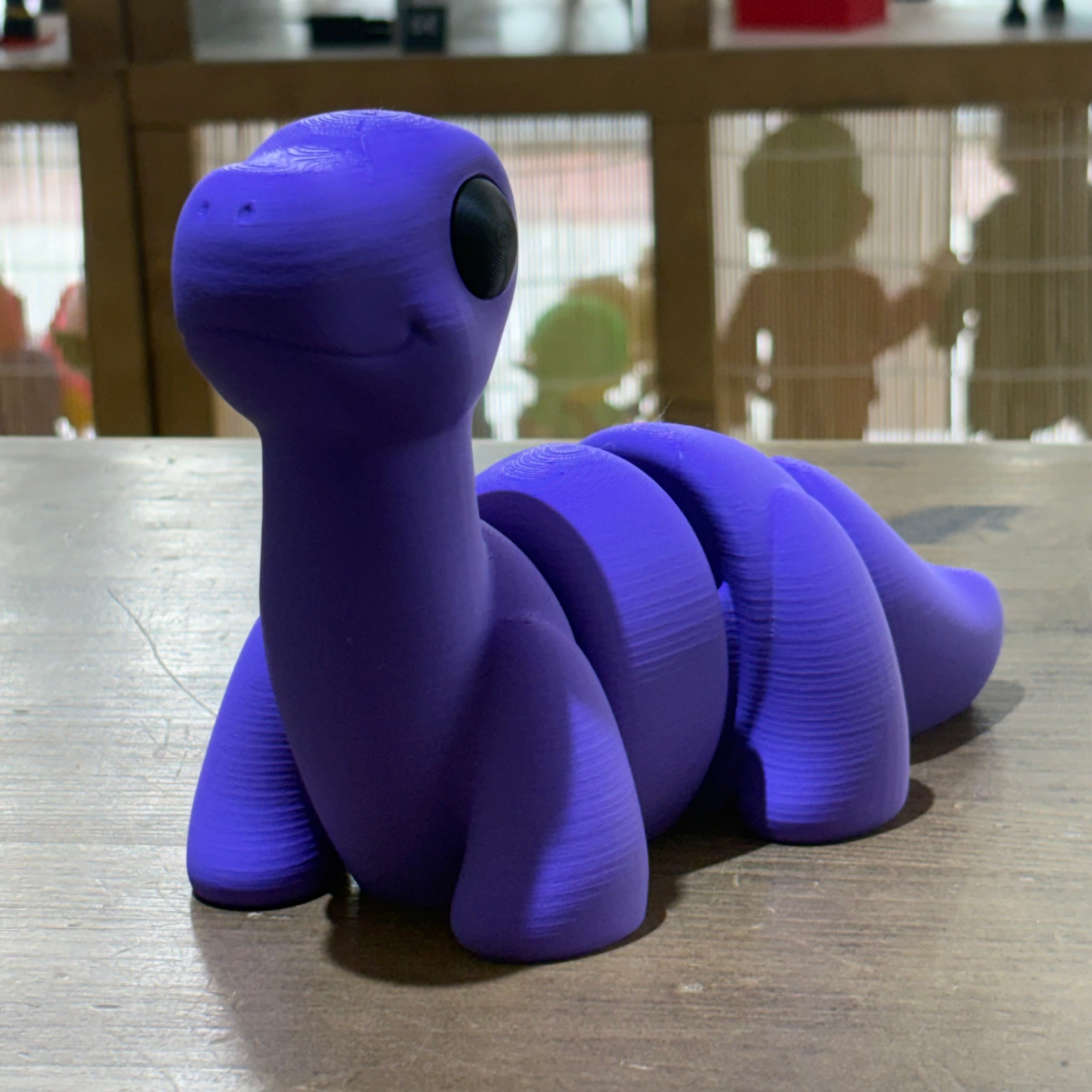 MAXI BRONTOSAURUS FLEXI LILA