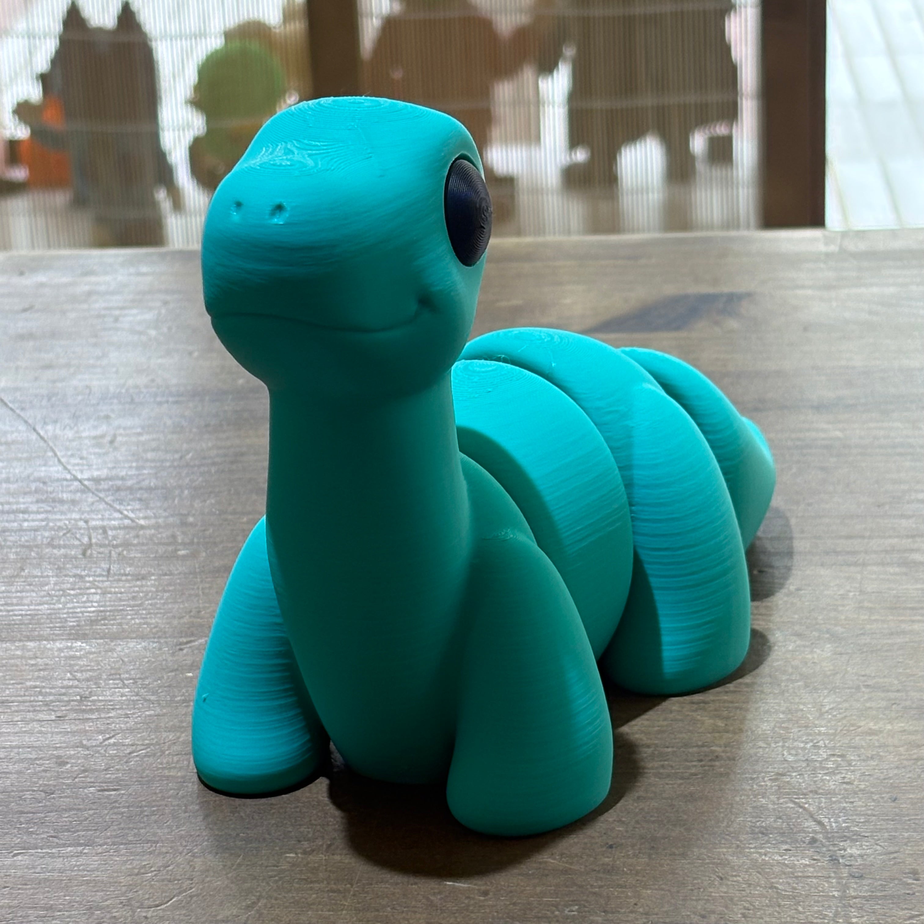 MAXI BRONTOSAURUS FLEXI TURQUESA