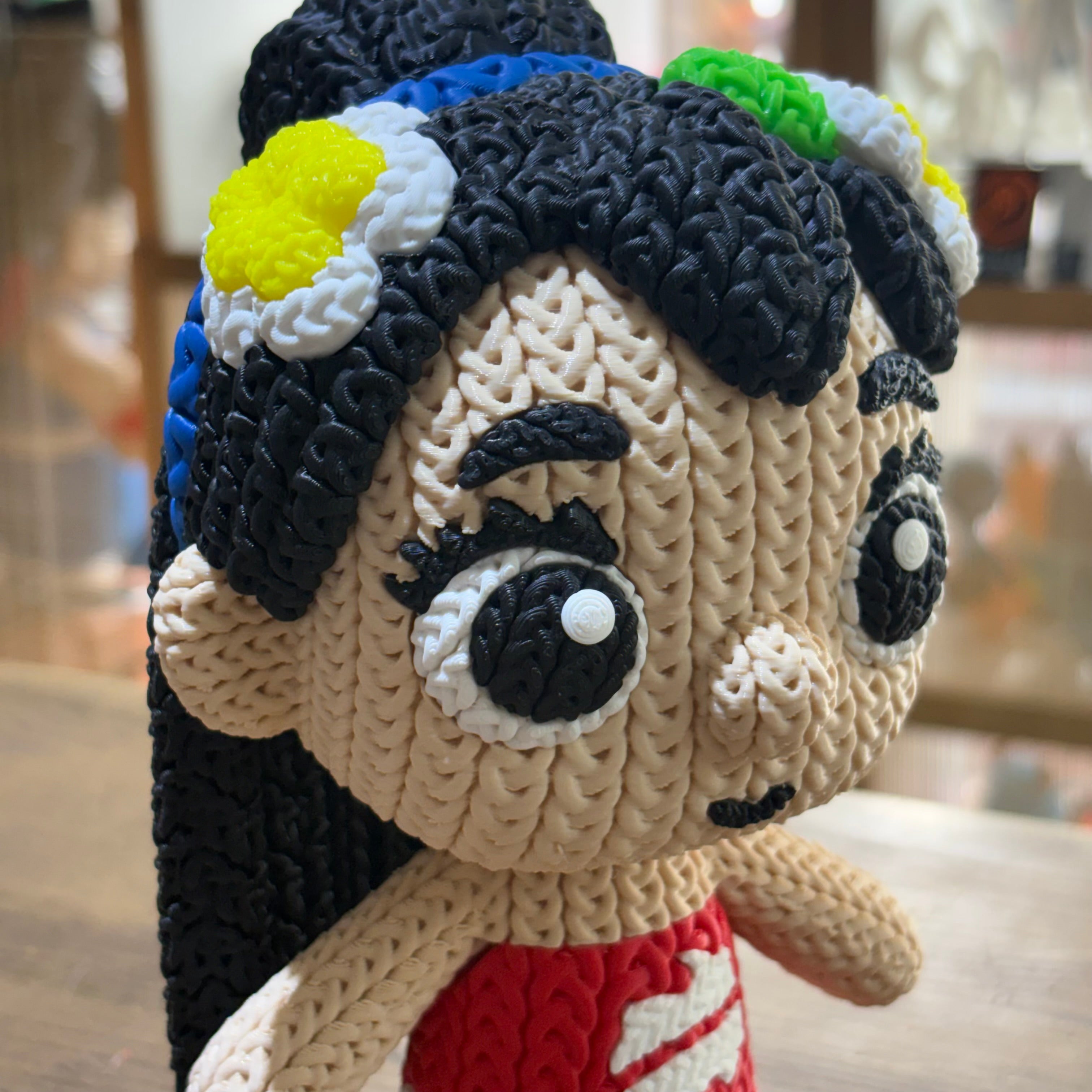 PERSONAJE ESTILO CROCHET 3D