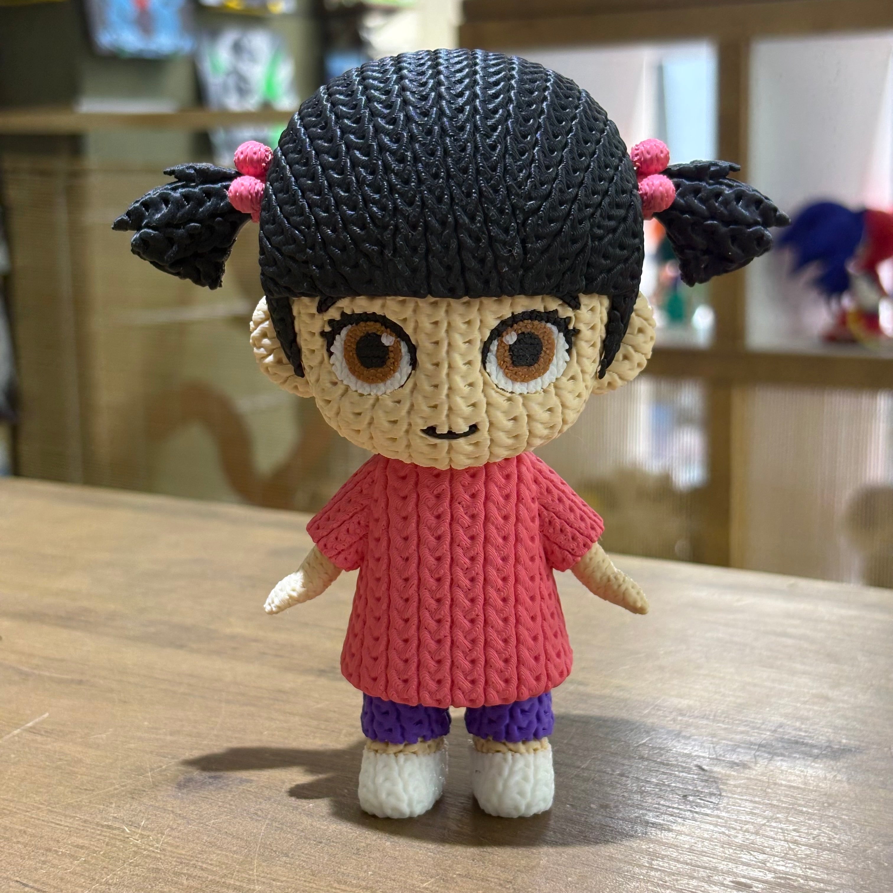 PERSONAJE ESTILO CROCHET 3D