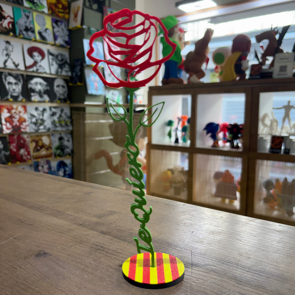 ROSA CON MENSAJE