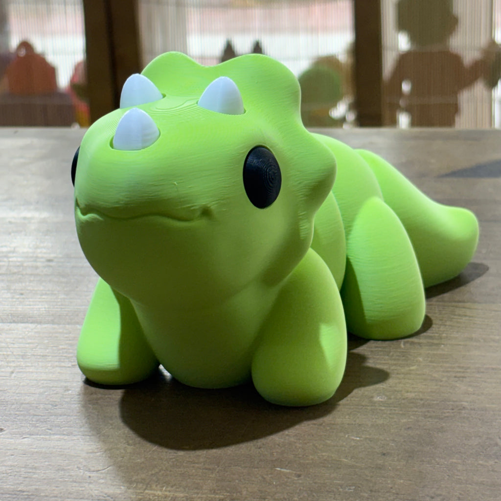 MAXI TRICERATOPS FLEXI LIME GREEN