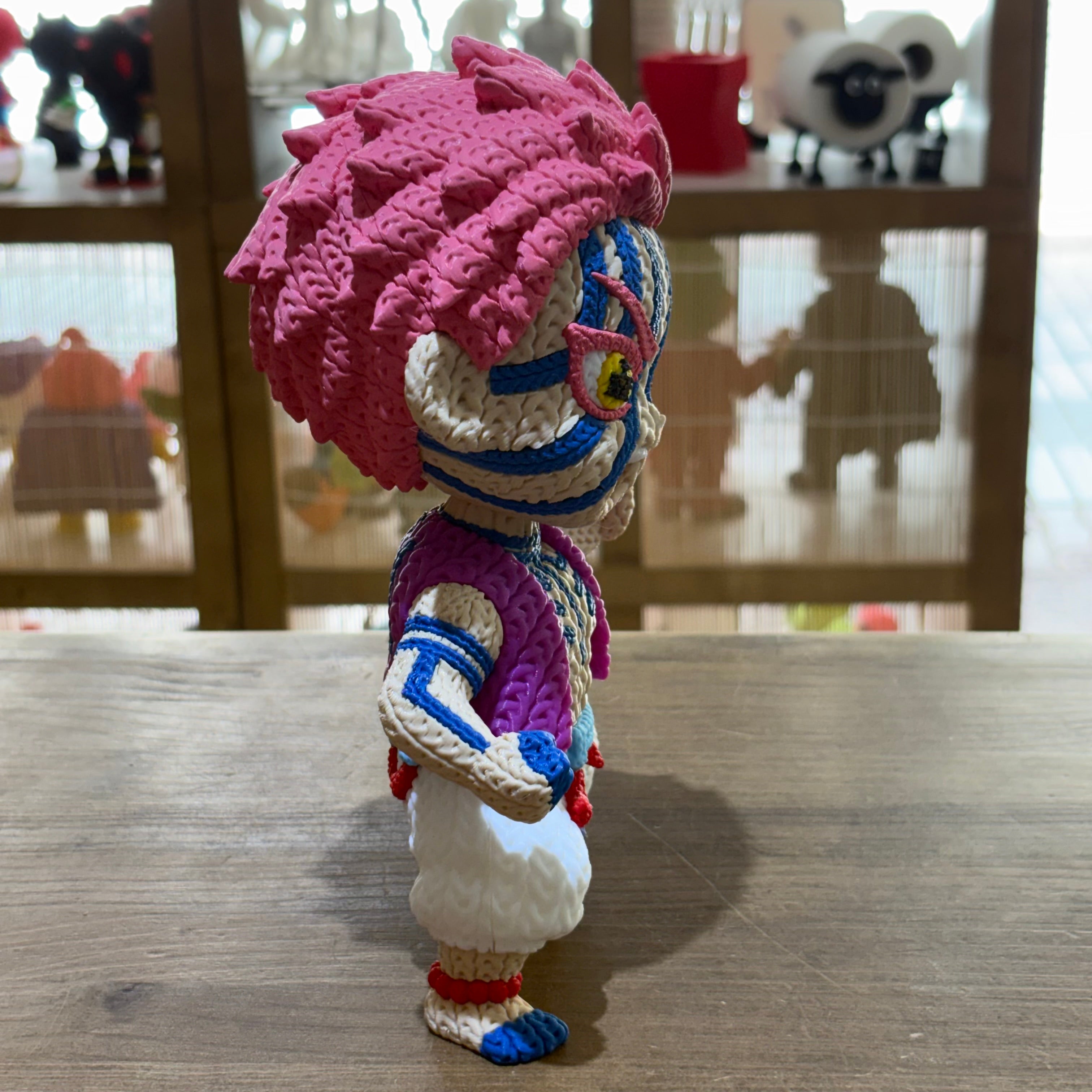 PERSONAJE ESTILO CROCHET 3D