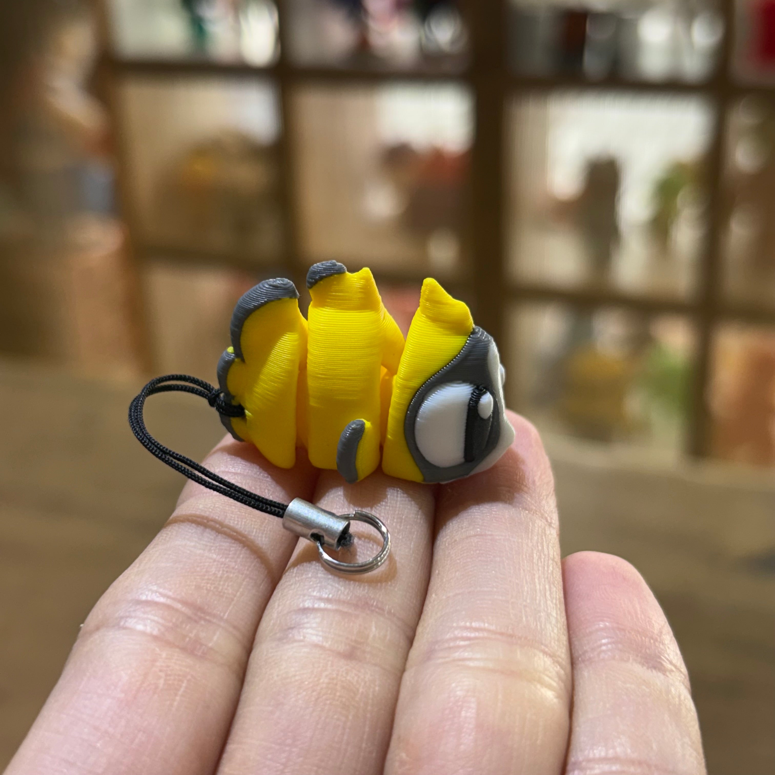 LLAVERO MINI PEZ AMARILLO