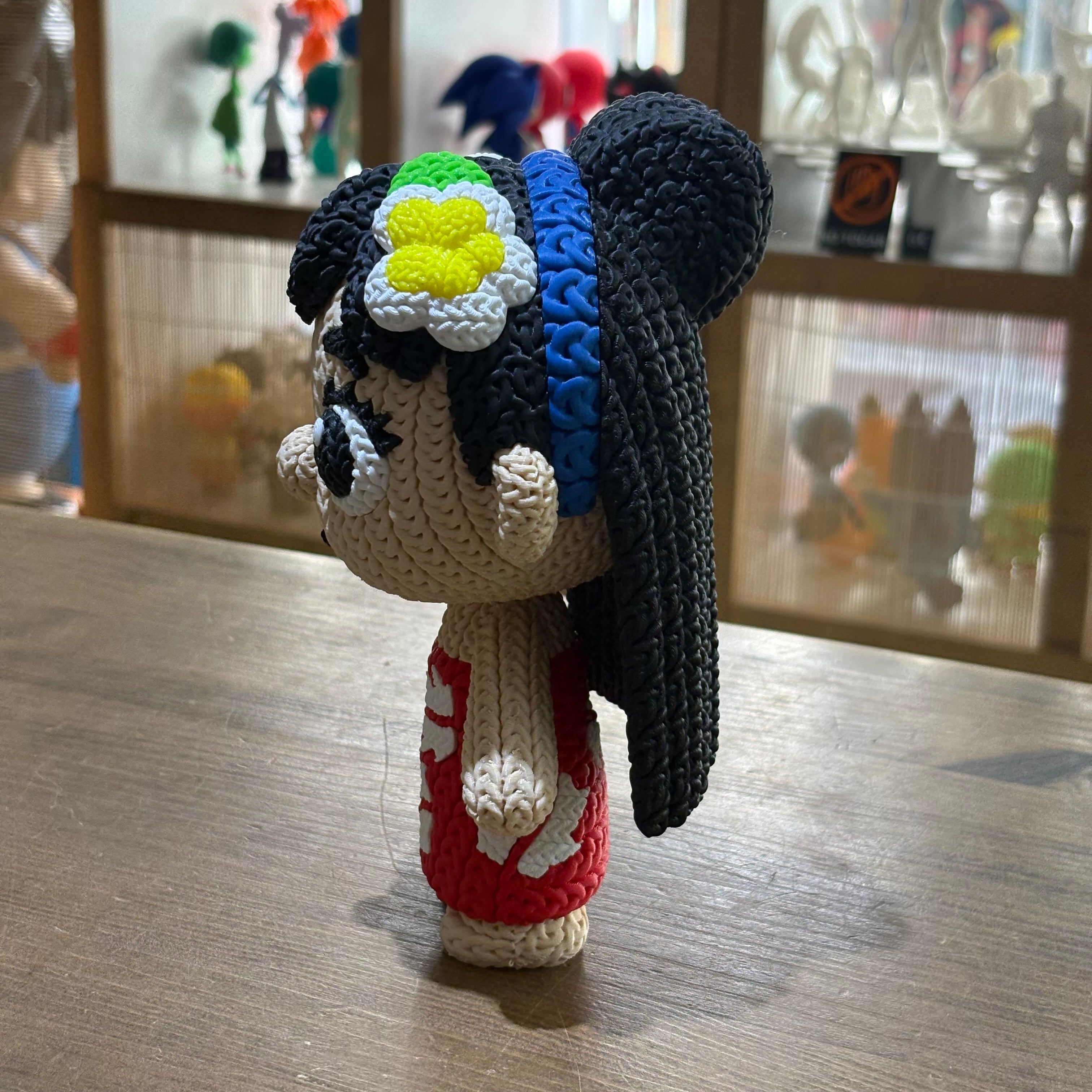 PERSONAJE ESTILO CROCHET 3D