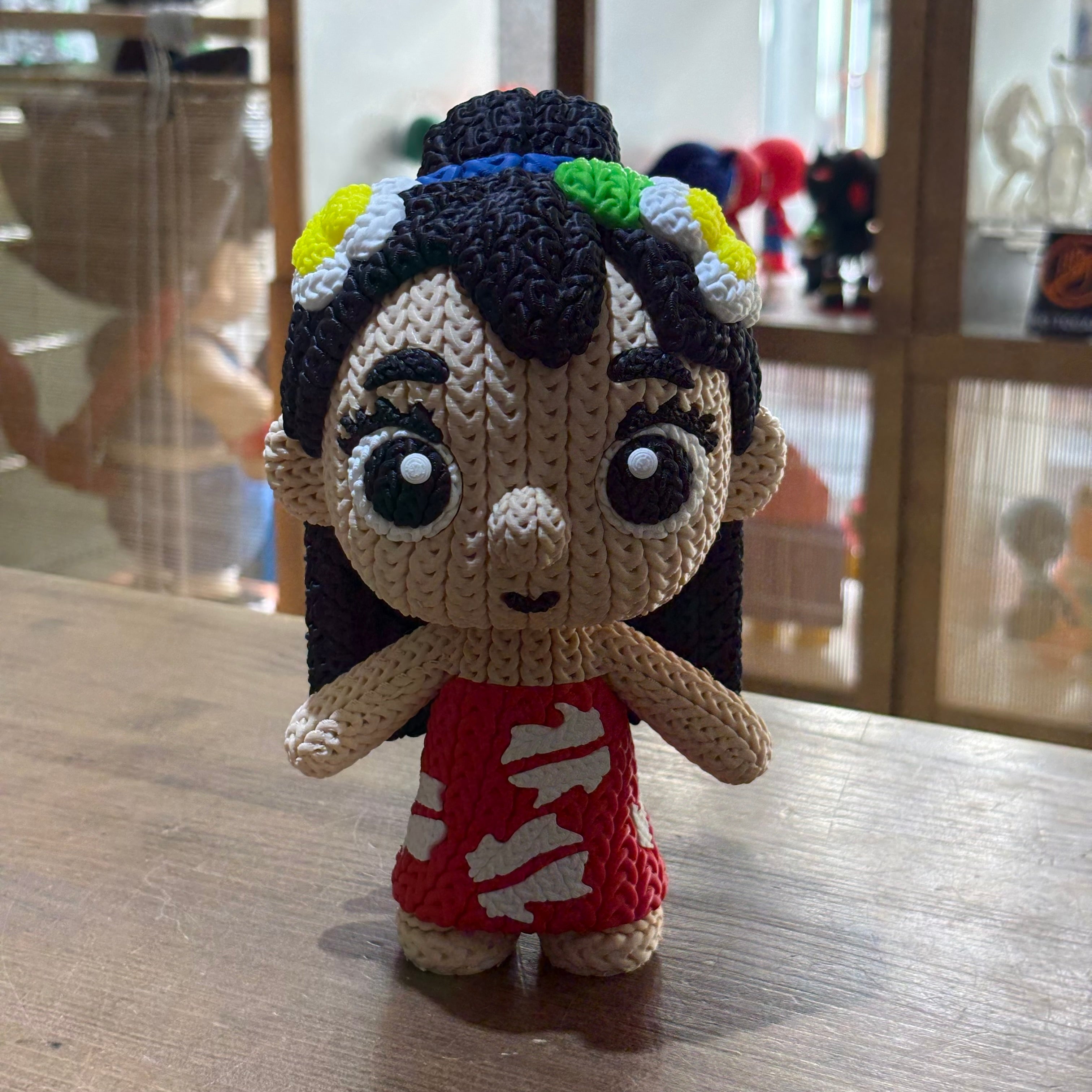 PERSONAJE ESTILO CROCHET 3D