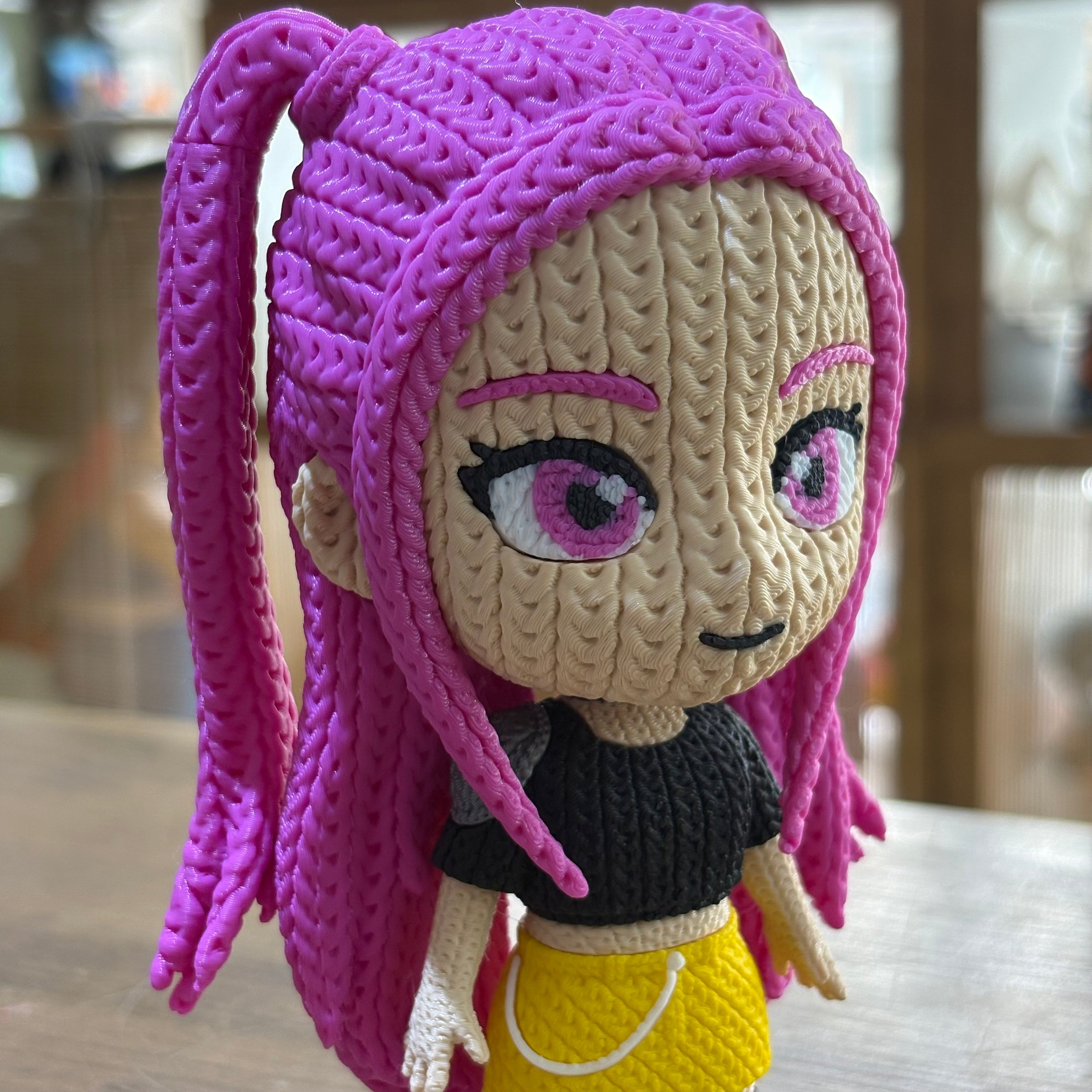 PERSONAJE ESTILO CROCHET 3D