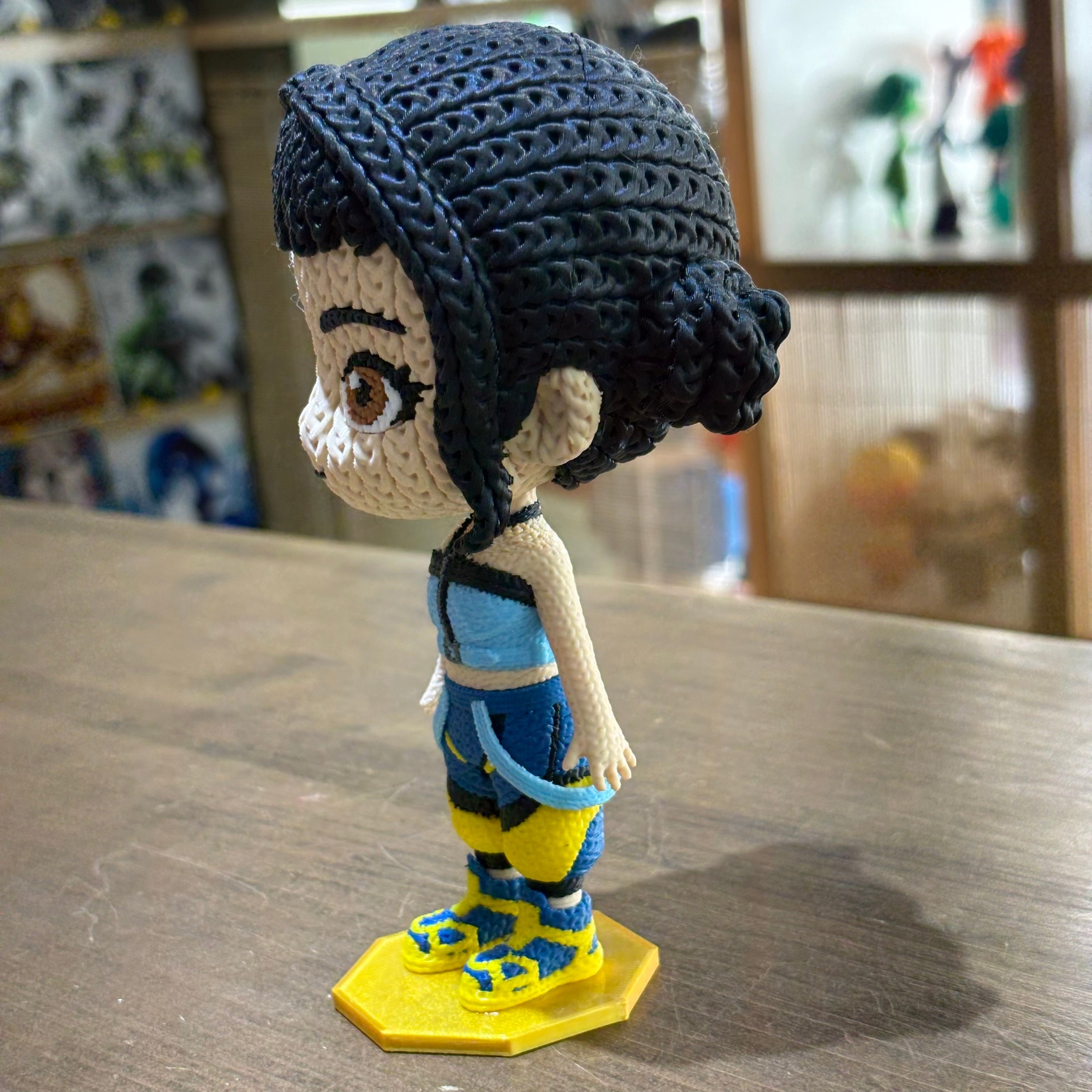 PERSONAJE ESTILO CROCHET 3D
