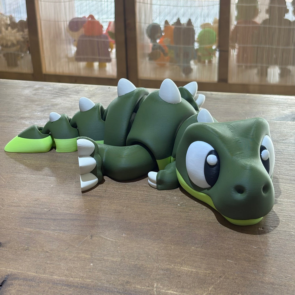 MAXI FLEXI RED BRONTOSAURUS