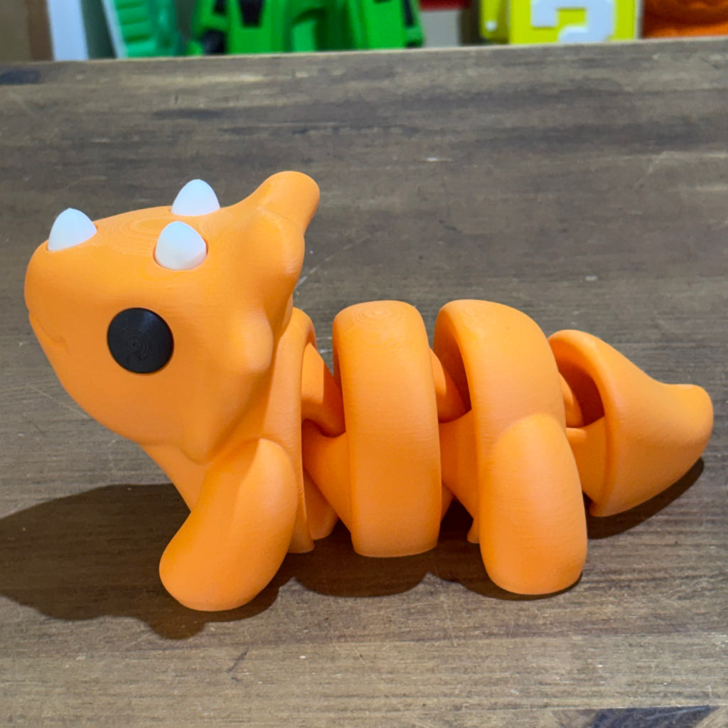 MAXI TRICERATOPS FLEXI NARANJA