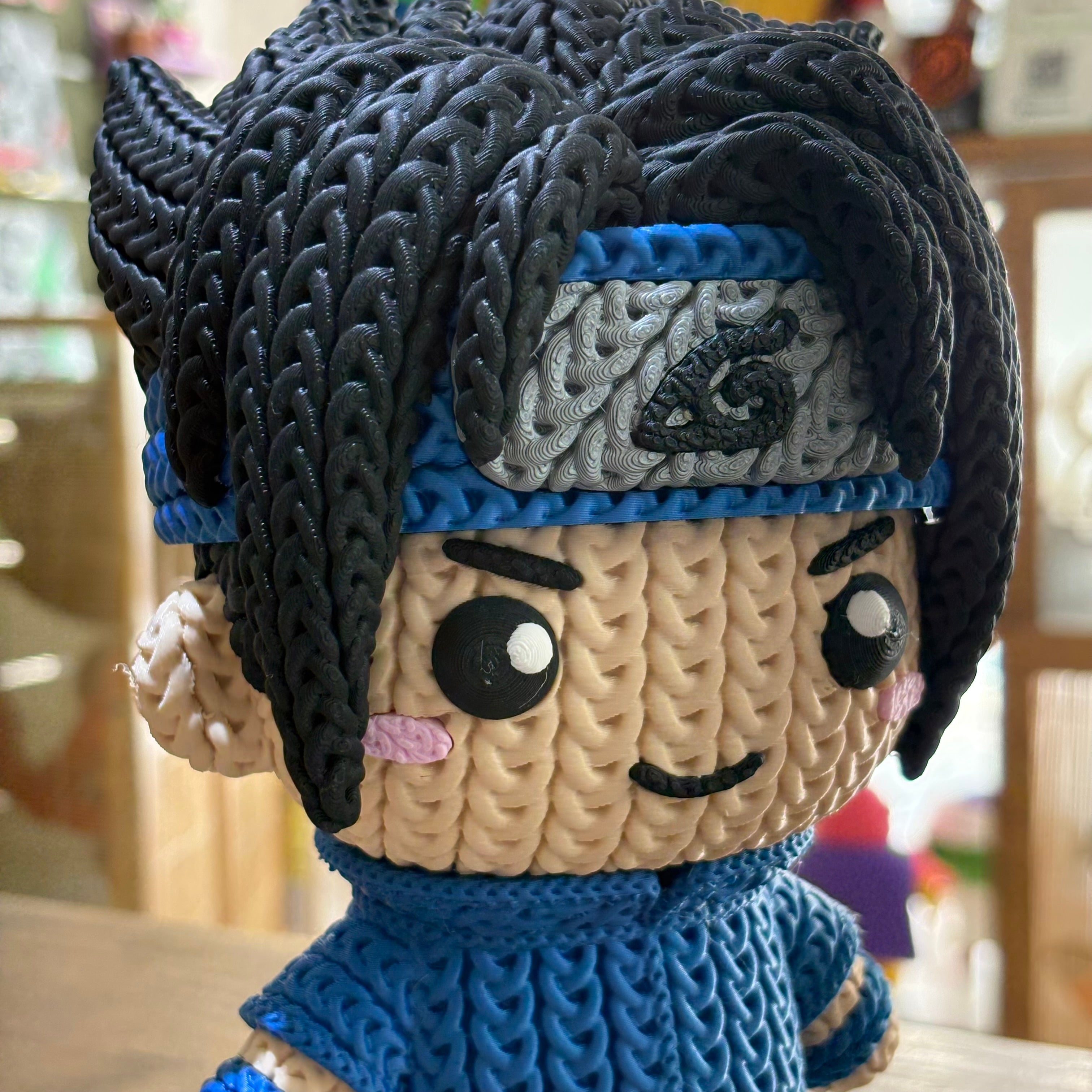 PERSONAJE ESTILO CROCHET 3D