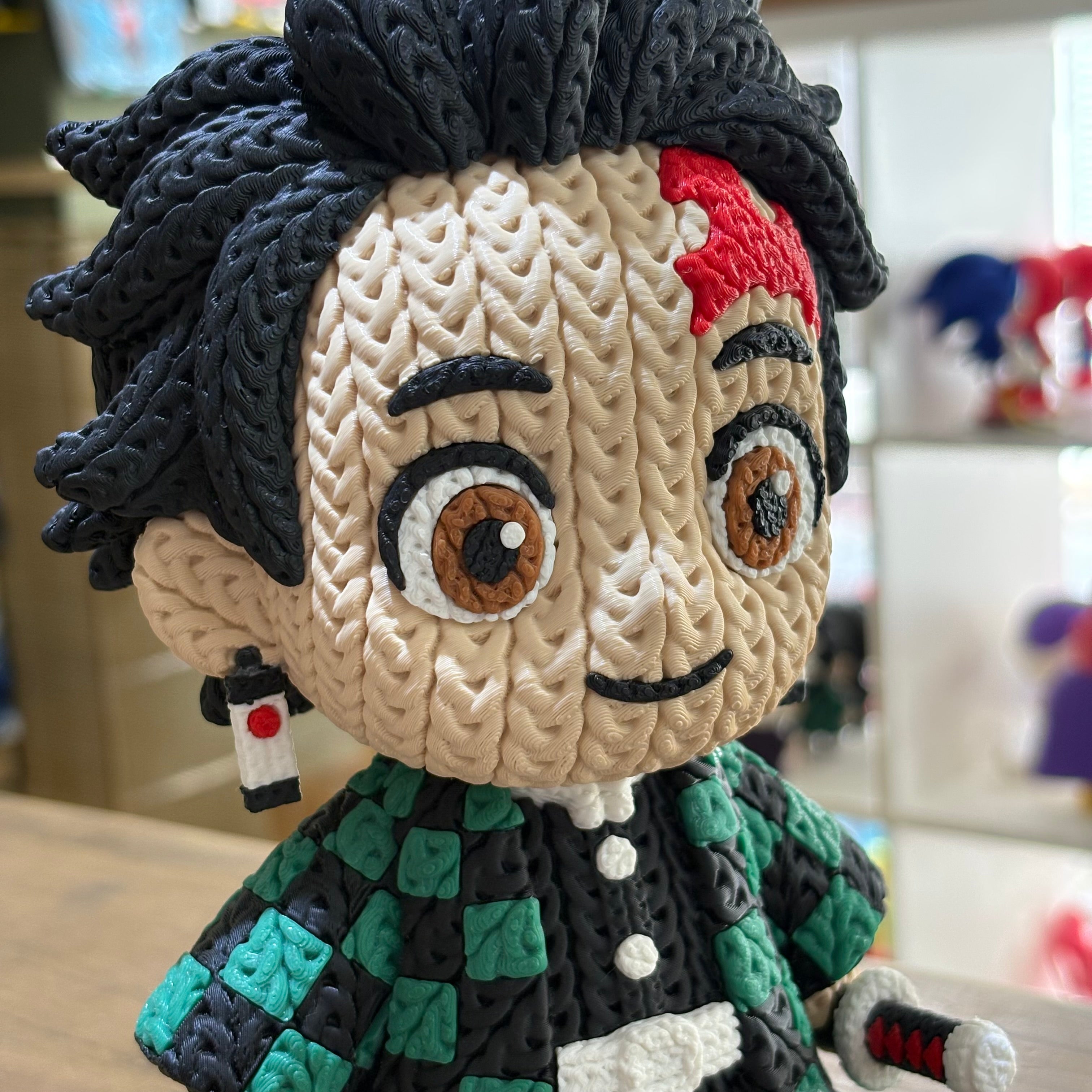 PERSONAJE ESTILO CROCHET 3D