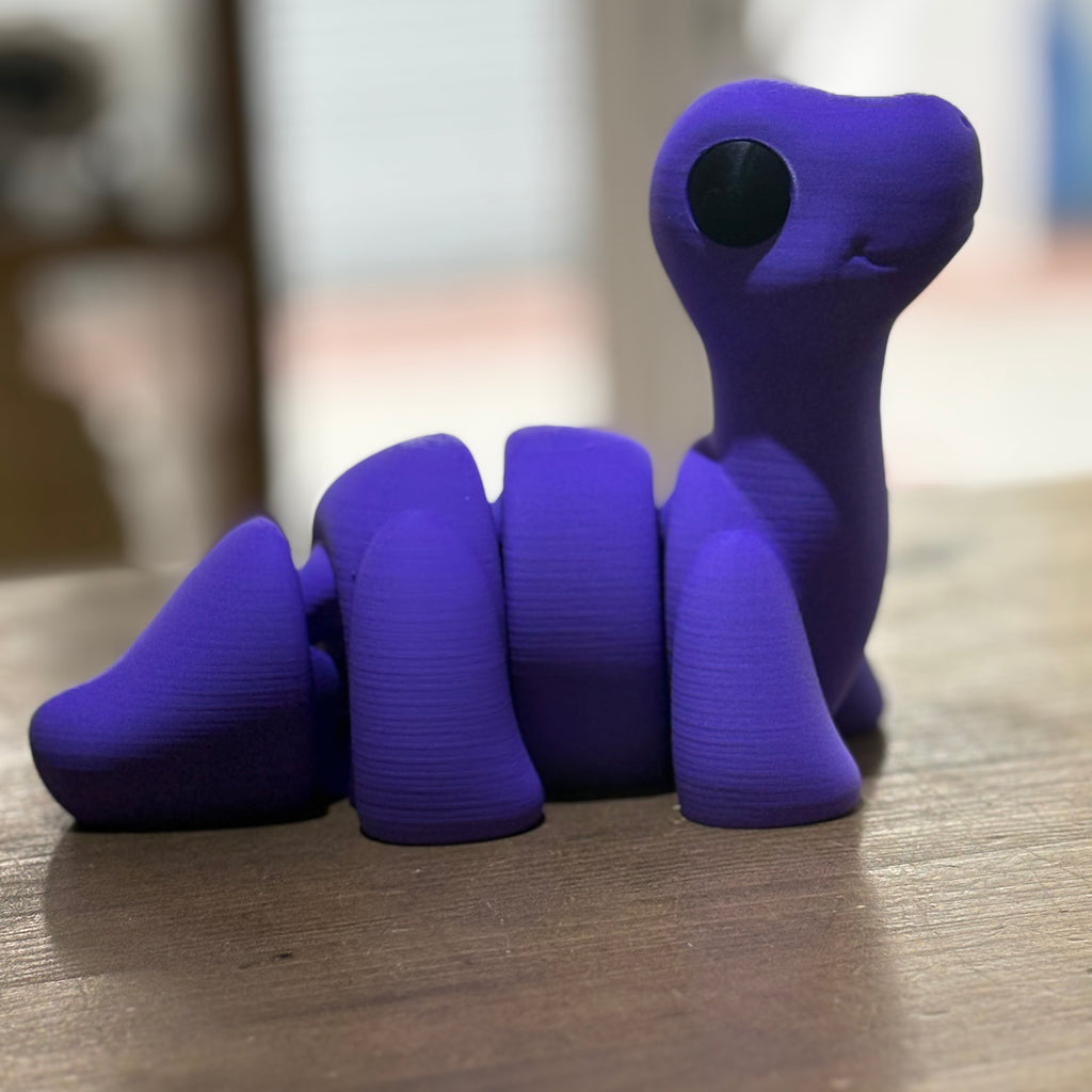 MAXI BRONTOSAURUS FLEXI LILA