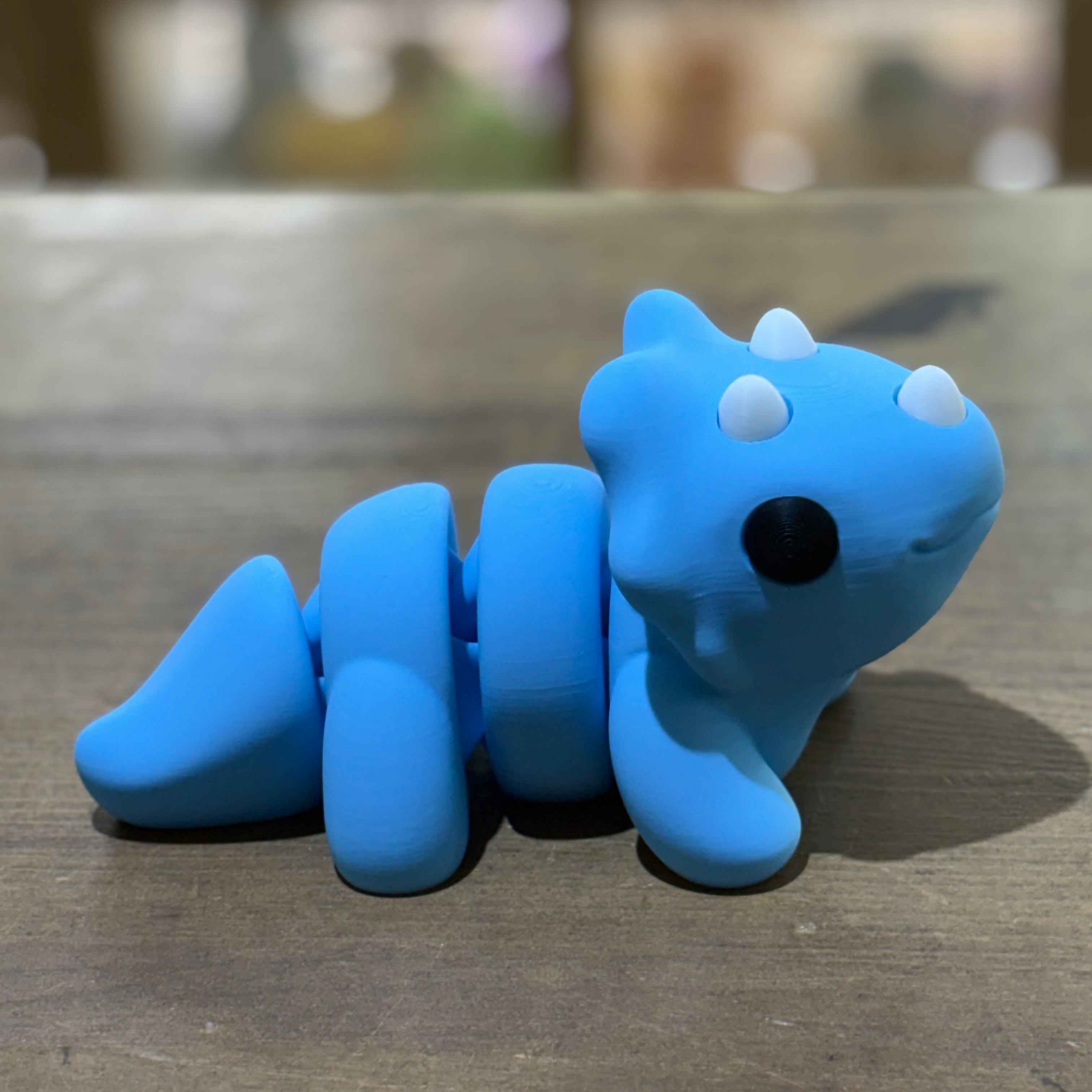 MAXI TRICERATOPS FLEXI AZUL