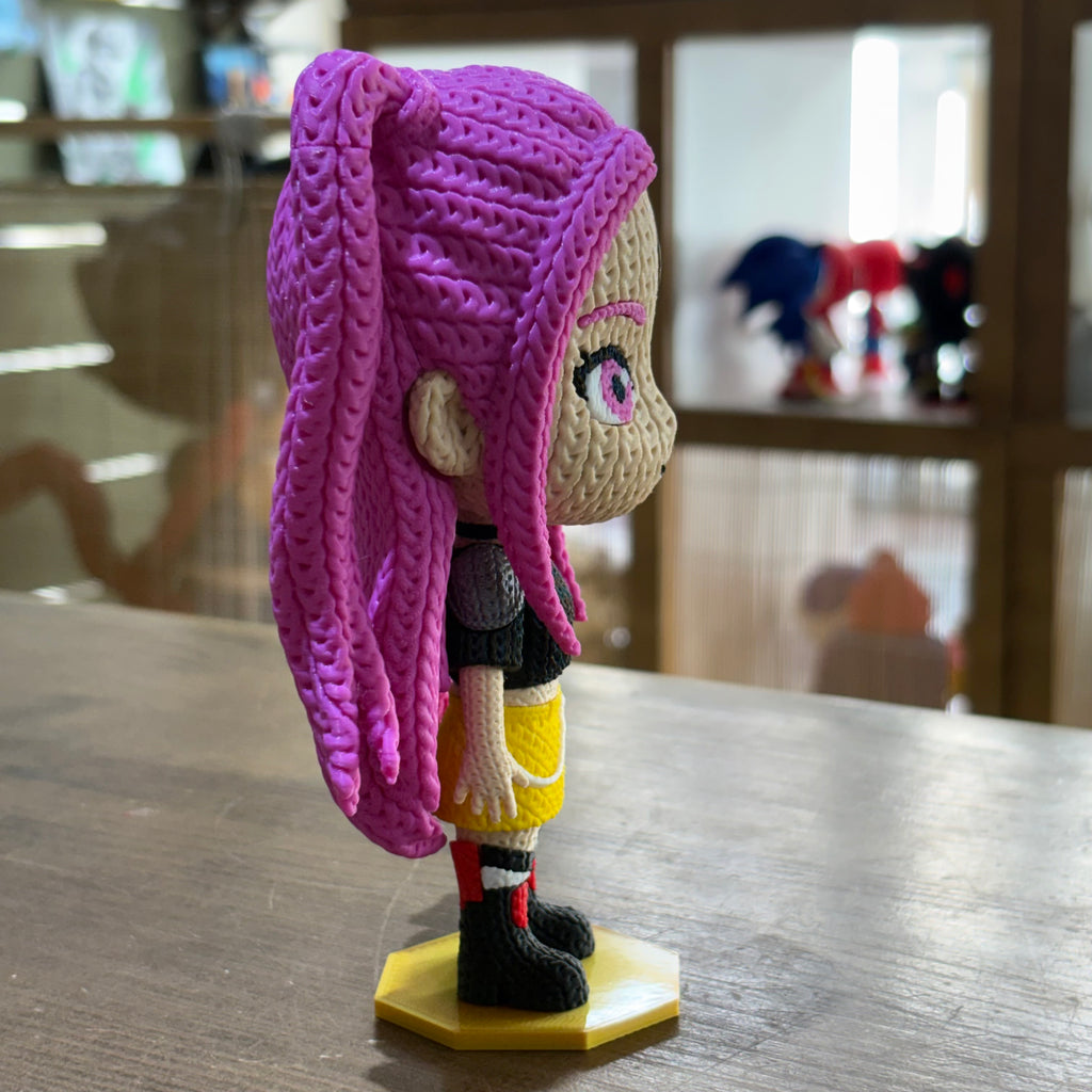 PERSONAJE ESTILO CROCHET 3D