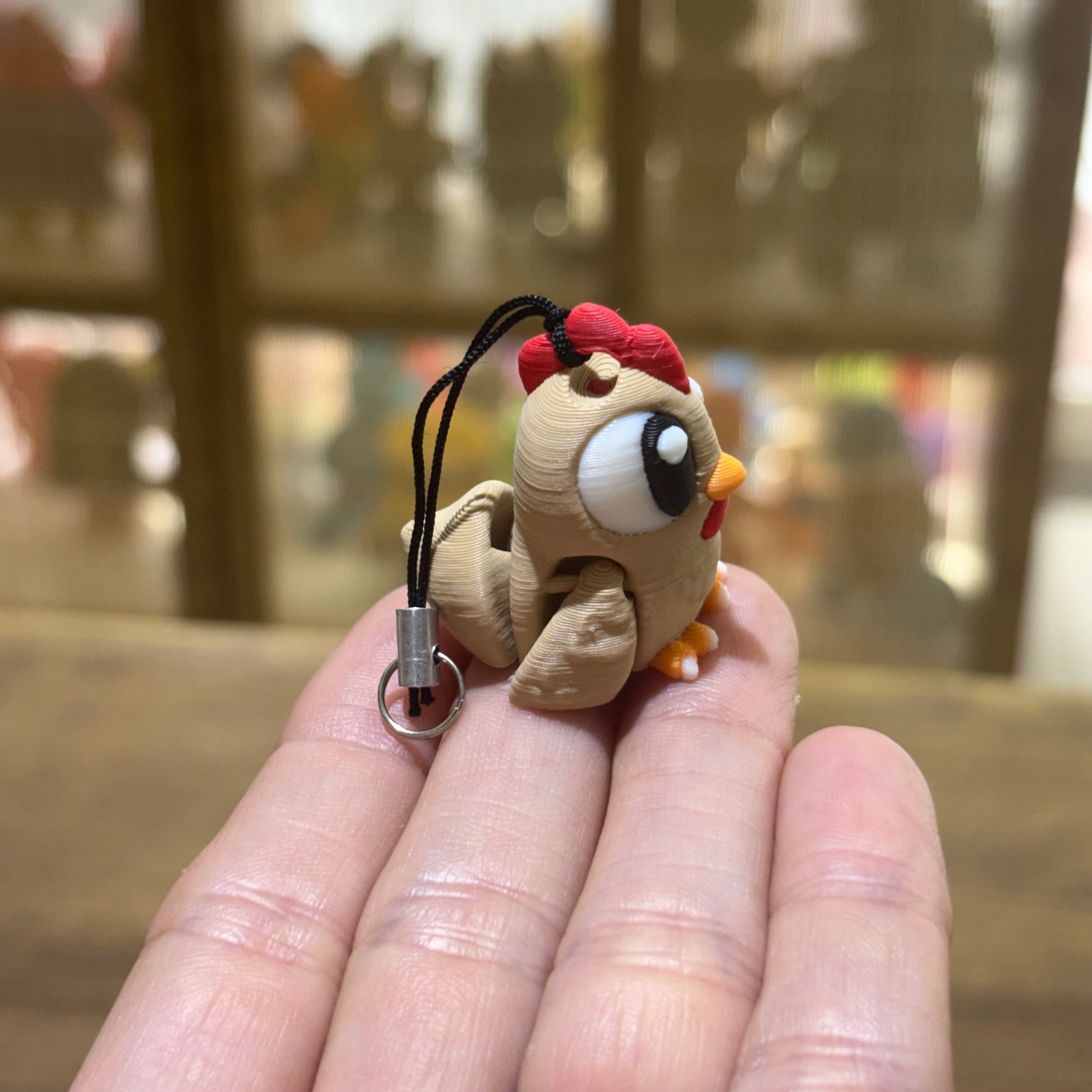 LLAVERO MINI GALLINA