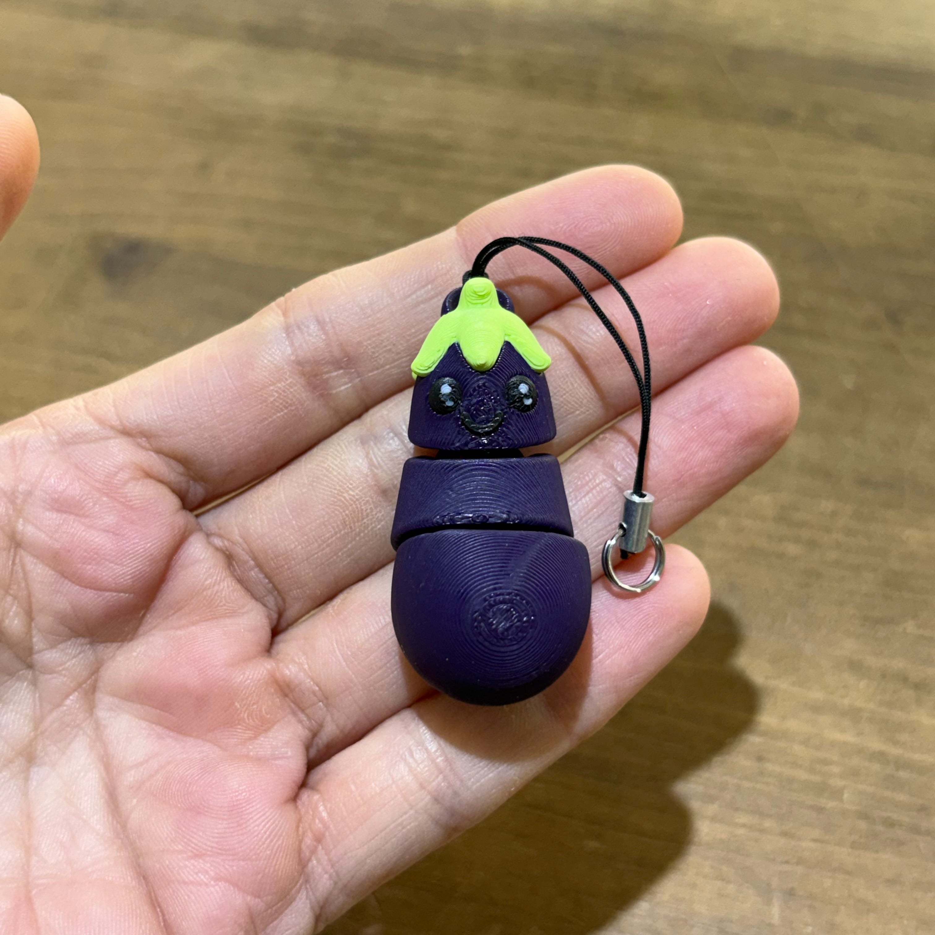 LLAVERO MINI BERENJENA FLEXI