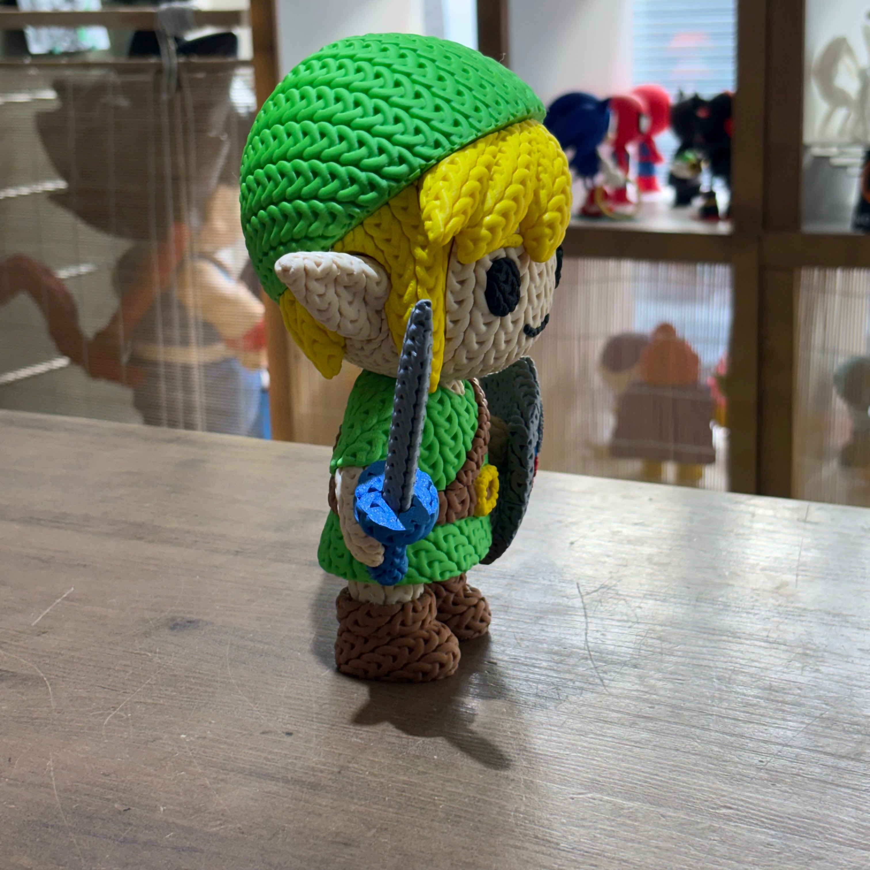 PERSONAJE ESTILO CROCHET 3D