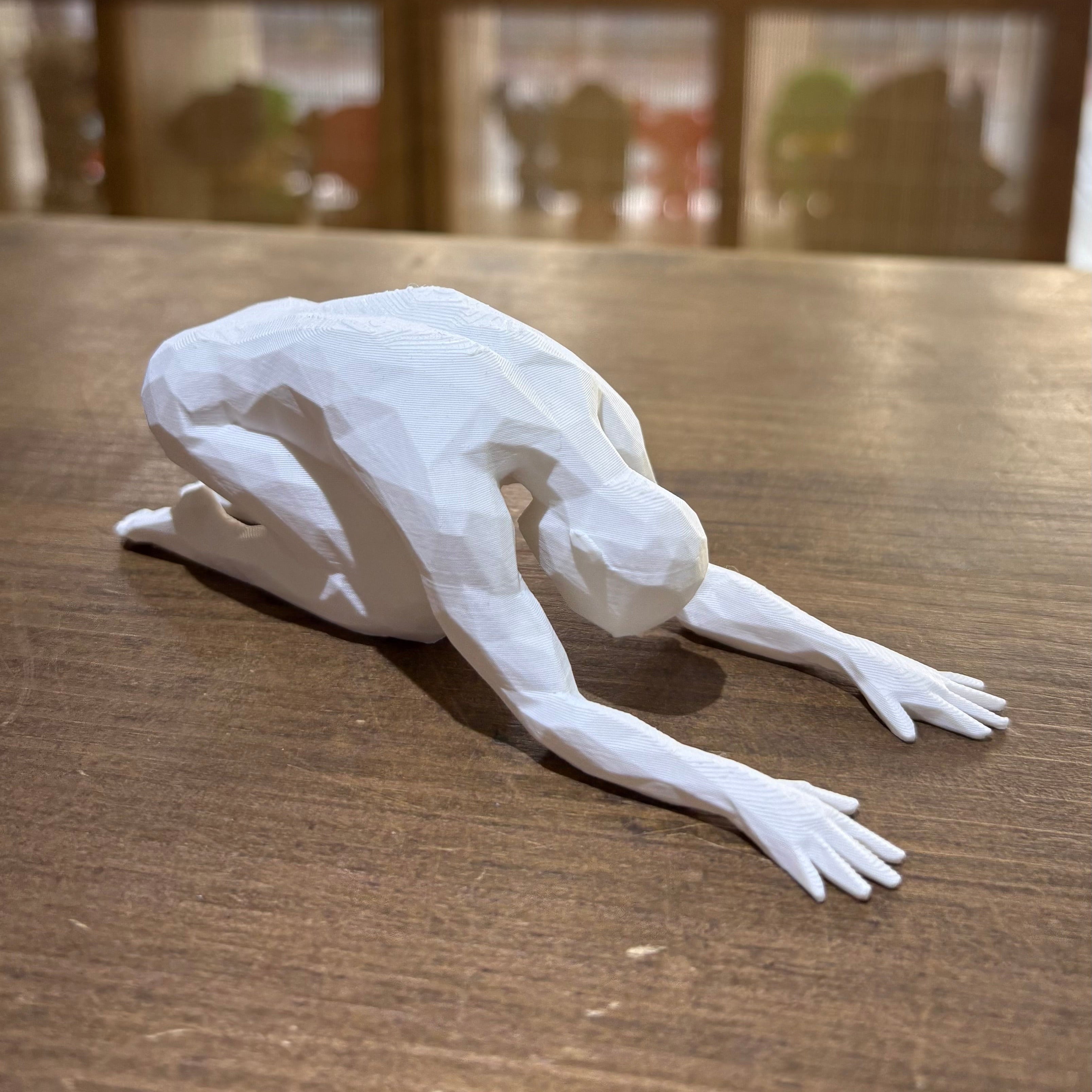 FIGURA MASCULINA YOGA ESTILO POLIGONAL