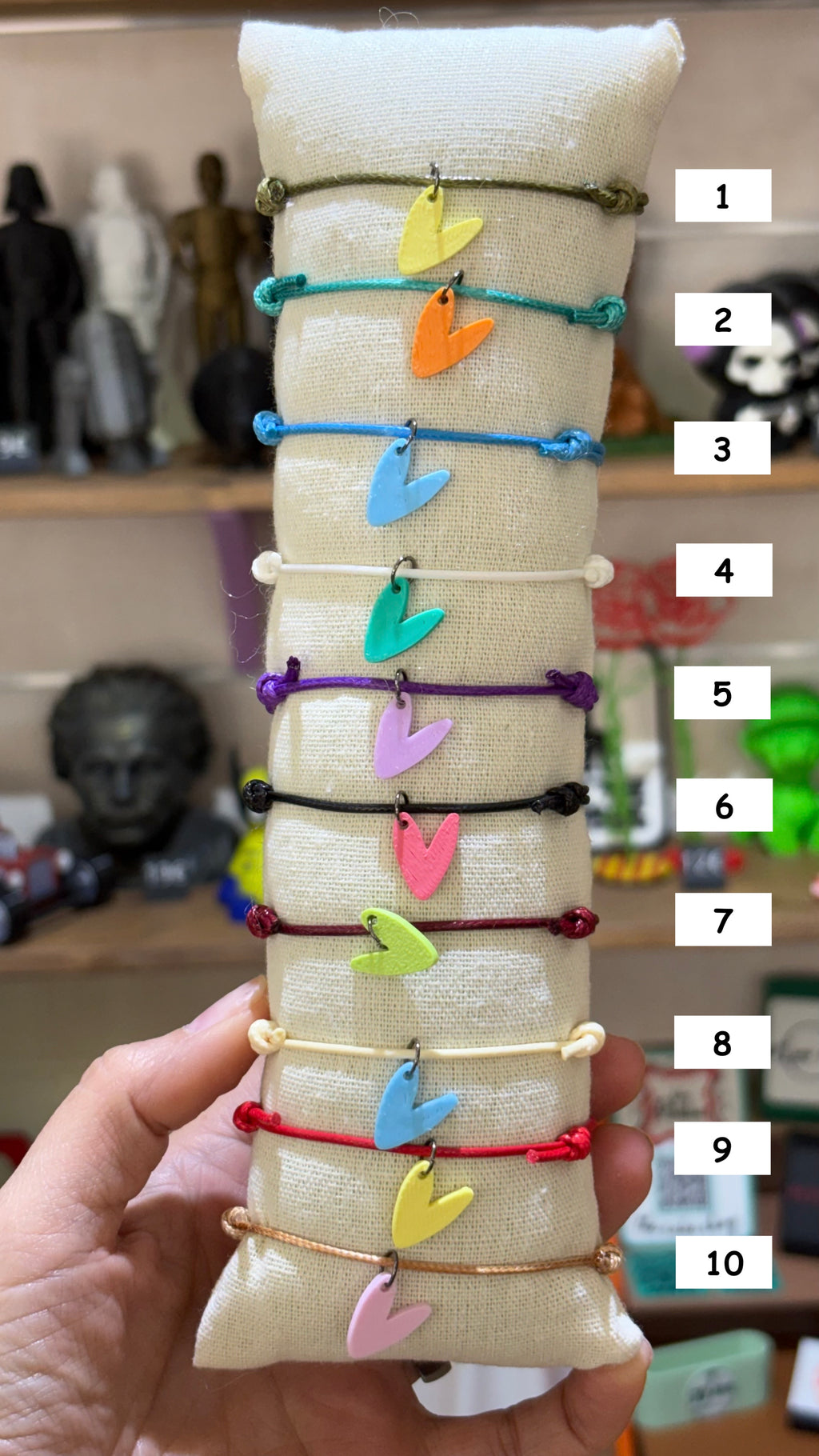 PULSERA CON  CORAZÓN