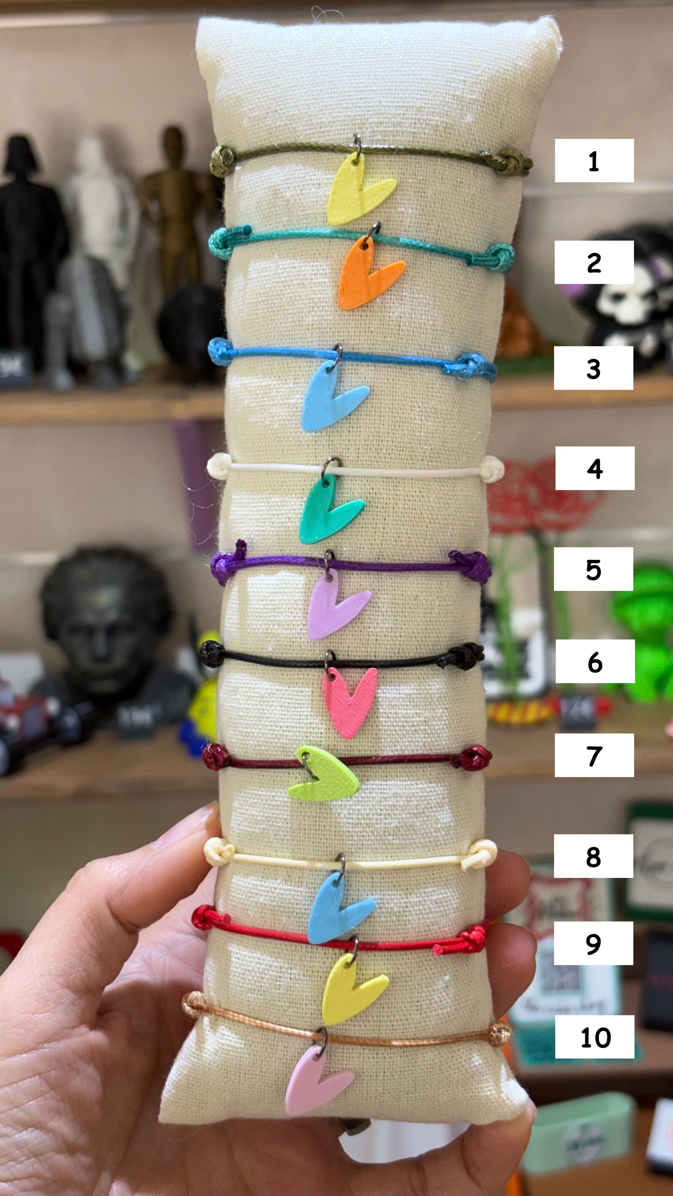 PULSERA CON  CORAZÓN